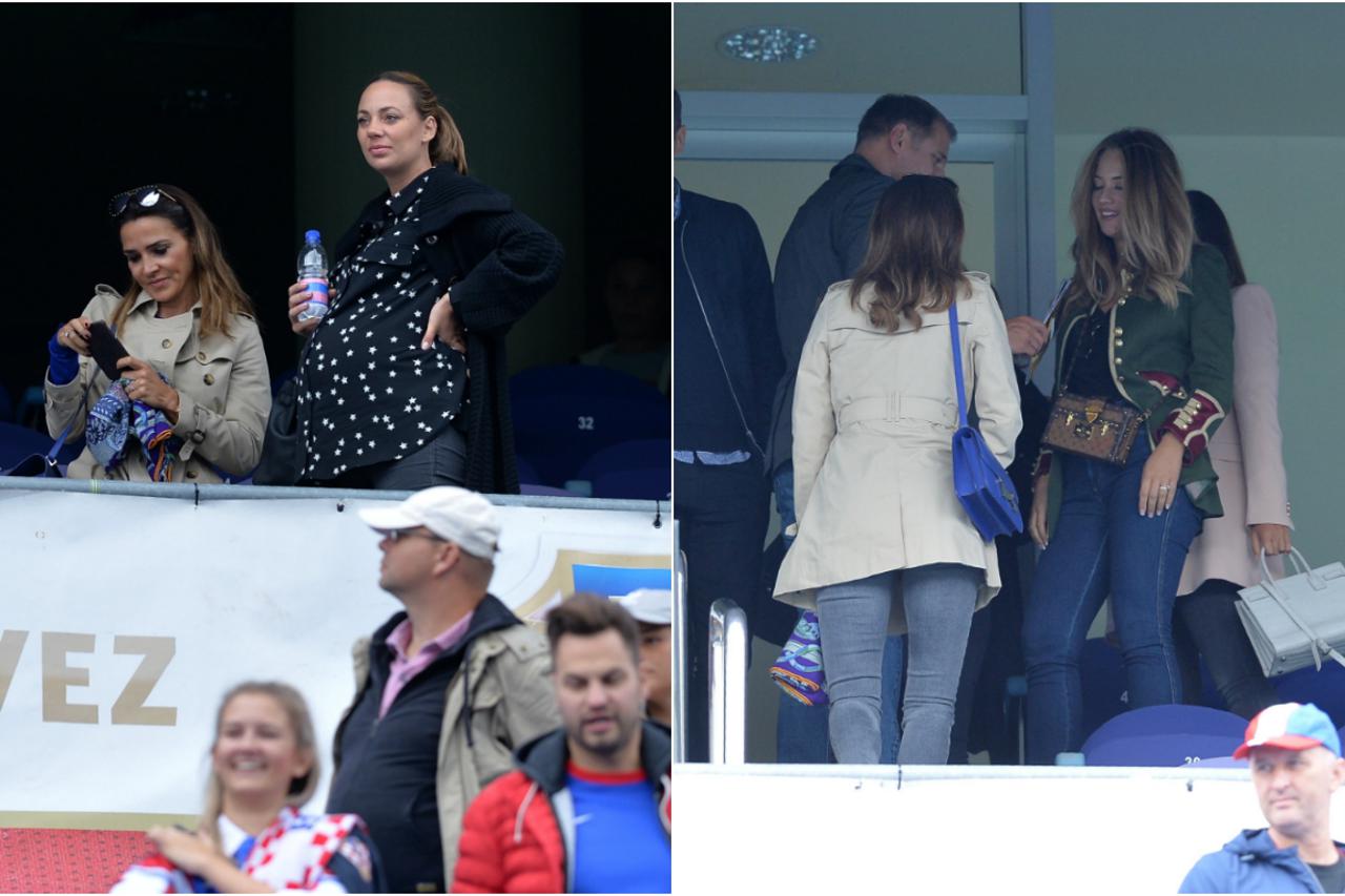 Trudna Vanja Modrić i Izabel Kovačić bodrile supruge