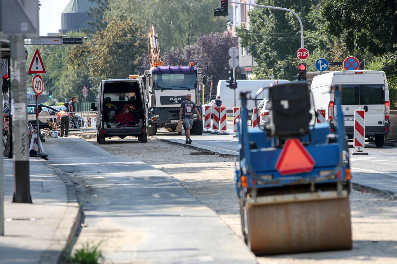 Zagreb: Radovi na snaciji vodovodne mreze na Selskoj cesti