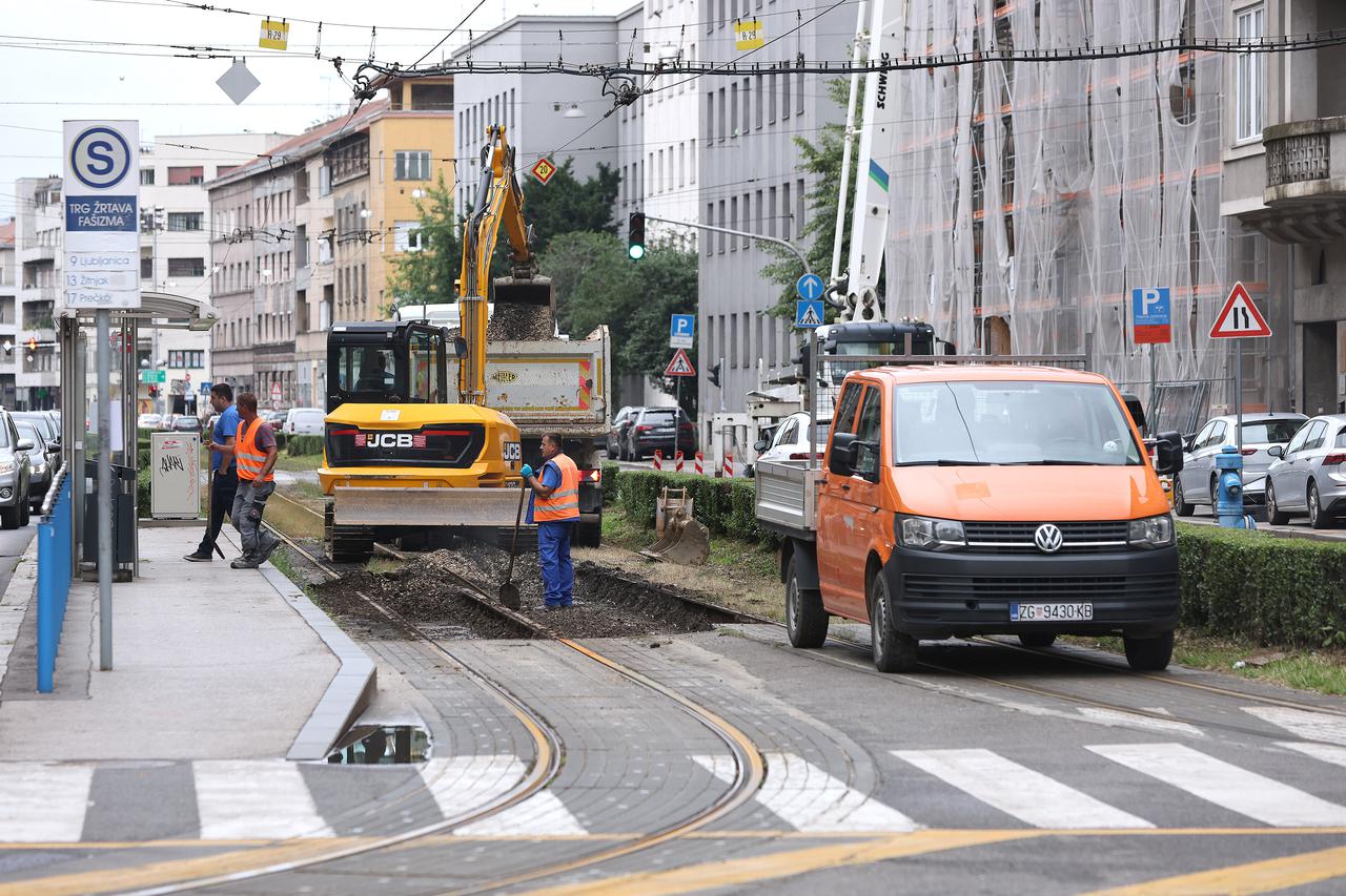 Zagreb: Počeli radovi u Zvonimirovoj, do Borongaja samo autobusom 602