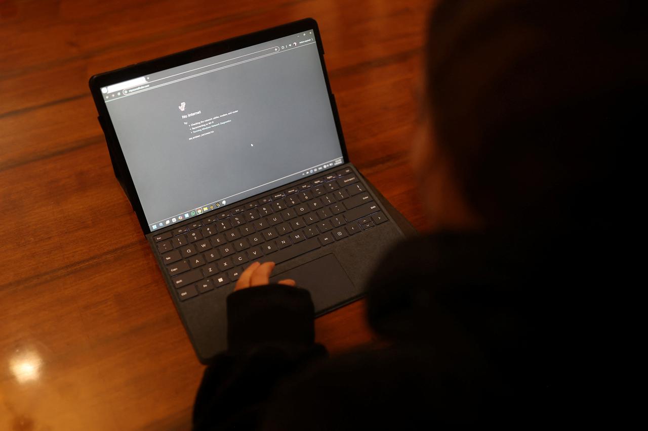 Nationwide internet shutdown following Iran's protests, in Tehran