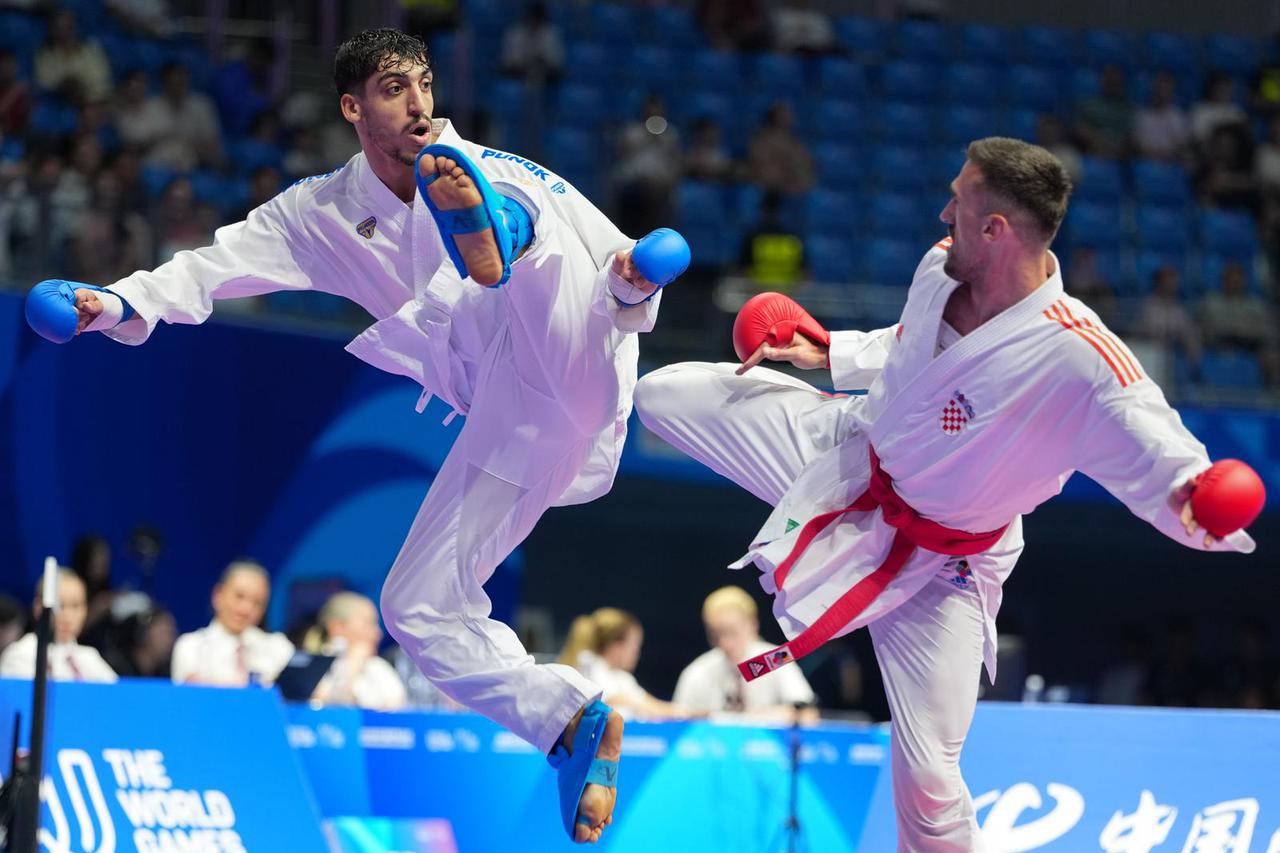 (SP)CHINA-CHENGDU-THE WORLD GAMES 2025-KARATE-MEN'S KUMITE -84KG-FINALS (CN)