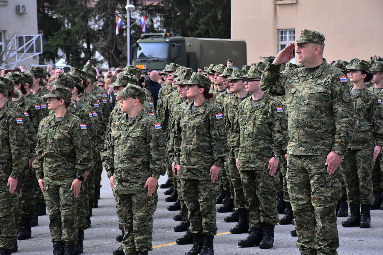 Požega: Svečana prisega ročnika na temeljnom vojnom osposobljavanju