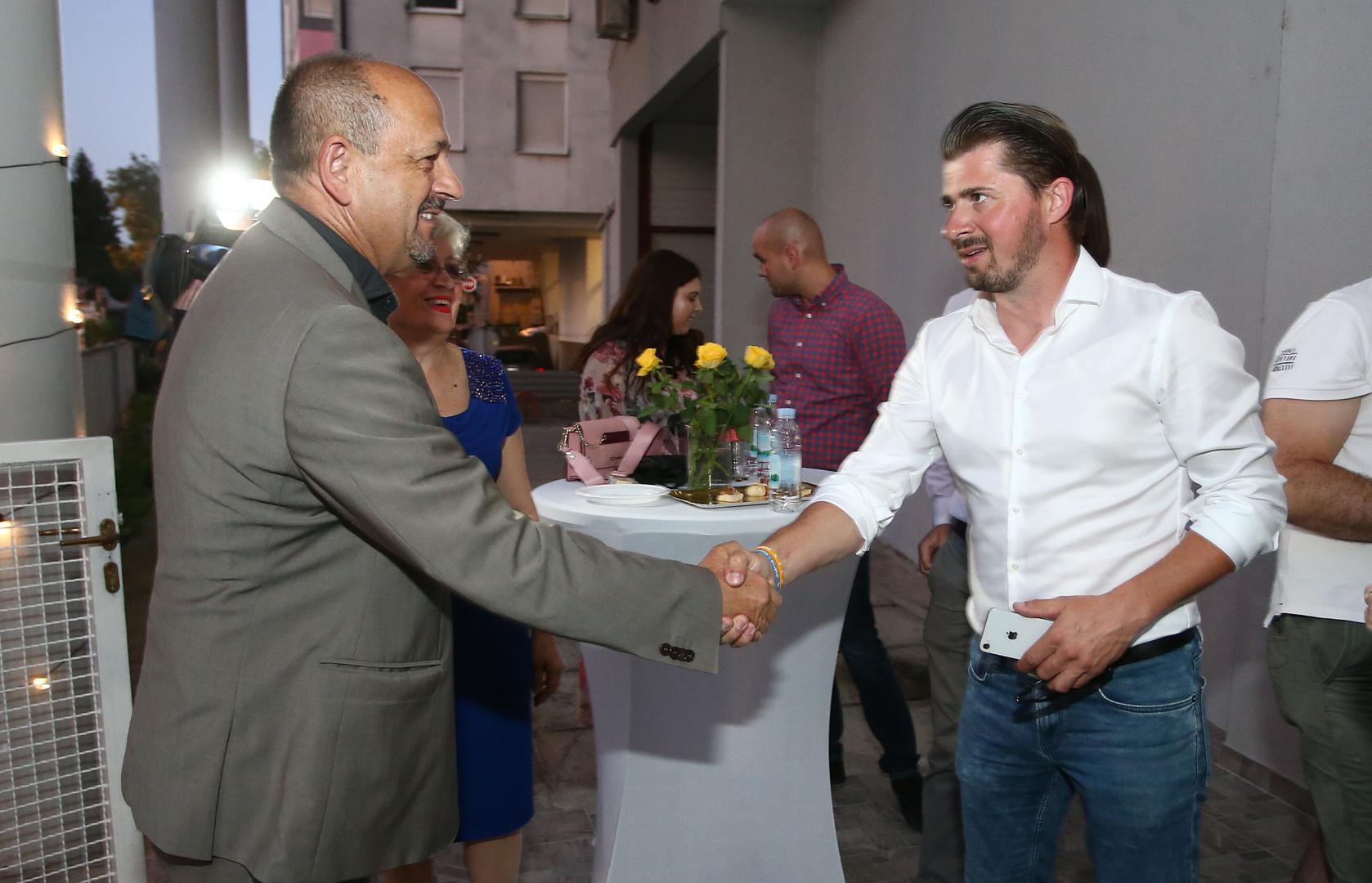 05.07.2020. Zagreb - Docek izbornih rezultata u stozeru koalicije Dosta pljacke u Bisackoj ulici 14. Ivan Lovrinovic, Tihomir Lukanic. Photo: Matija Habljak/PIXSELL
