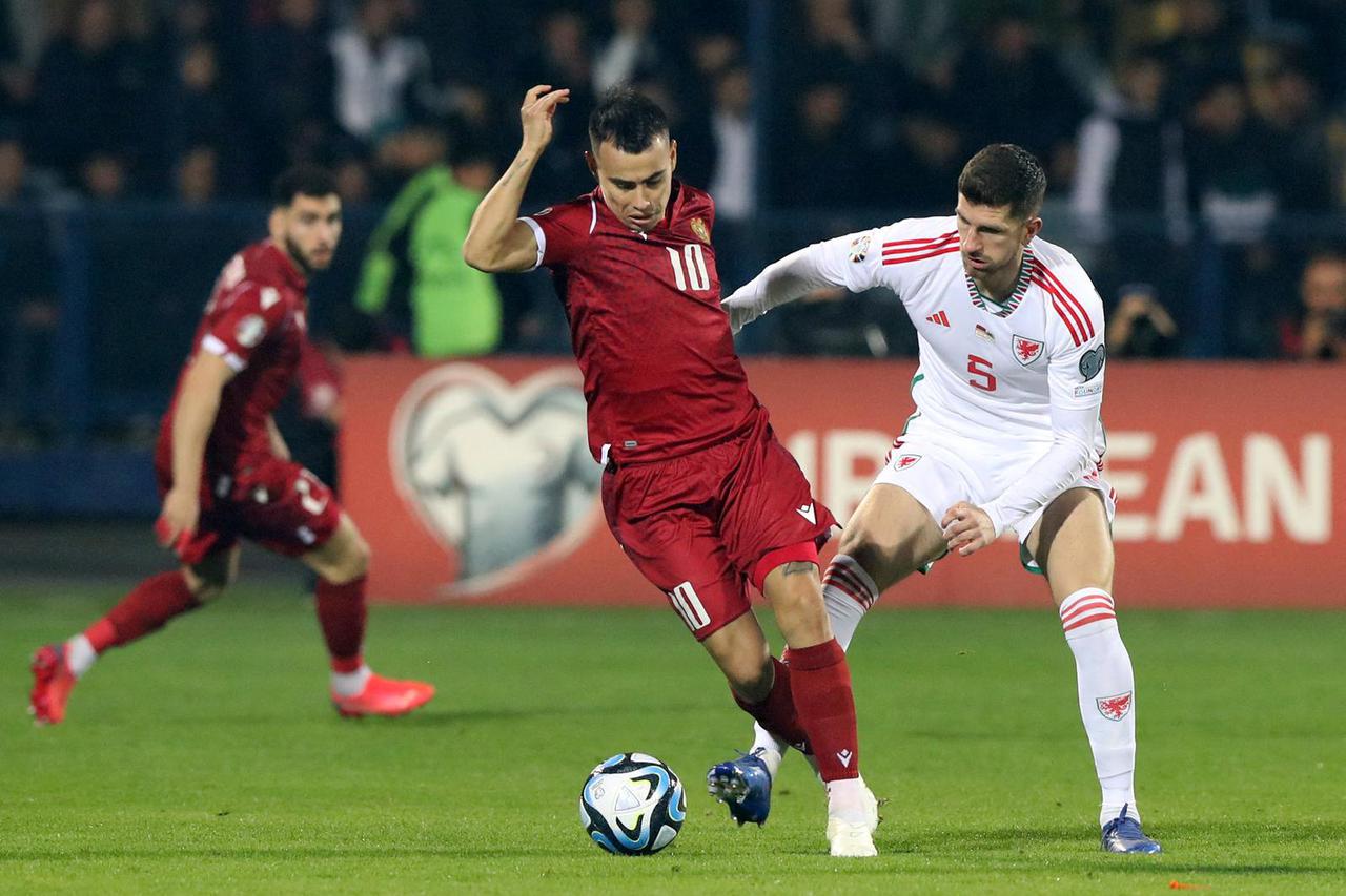 Euro 2024 Qualifier - Group D - Armenia v Wales
