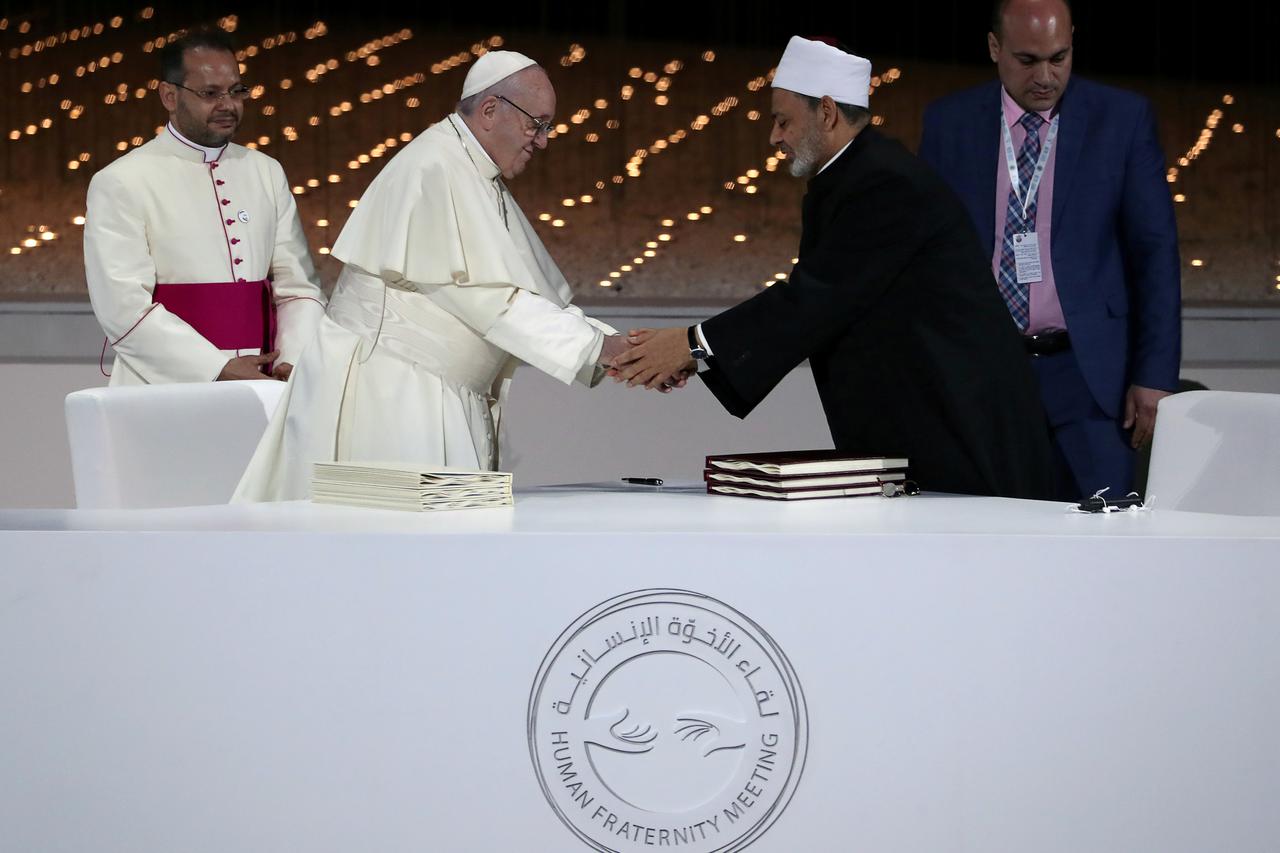 Papa Franjo i  Ahmed al-Tayeb
