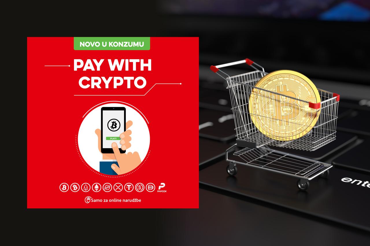 Konzum je prvi trgovački lanac u Hrvatskoj u kojem možete plaćati kriptovalutama
