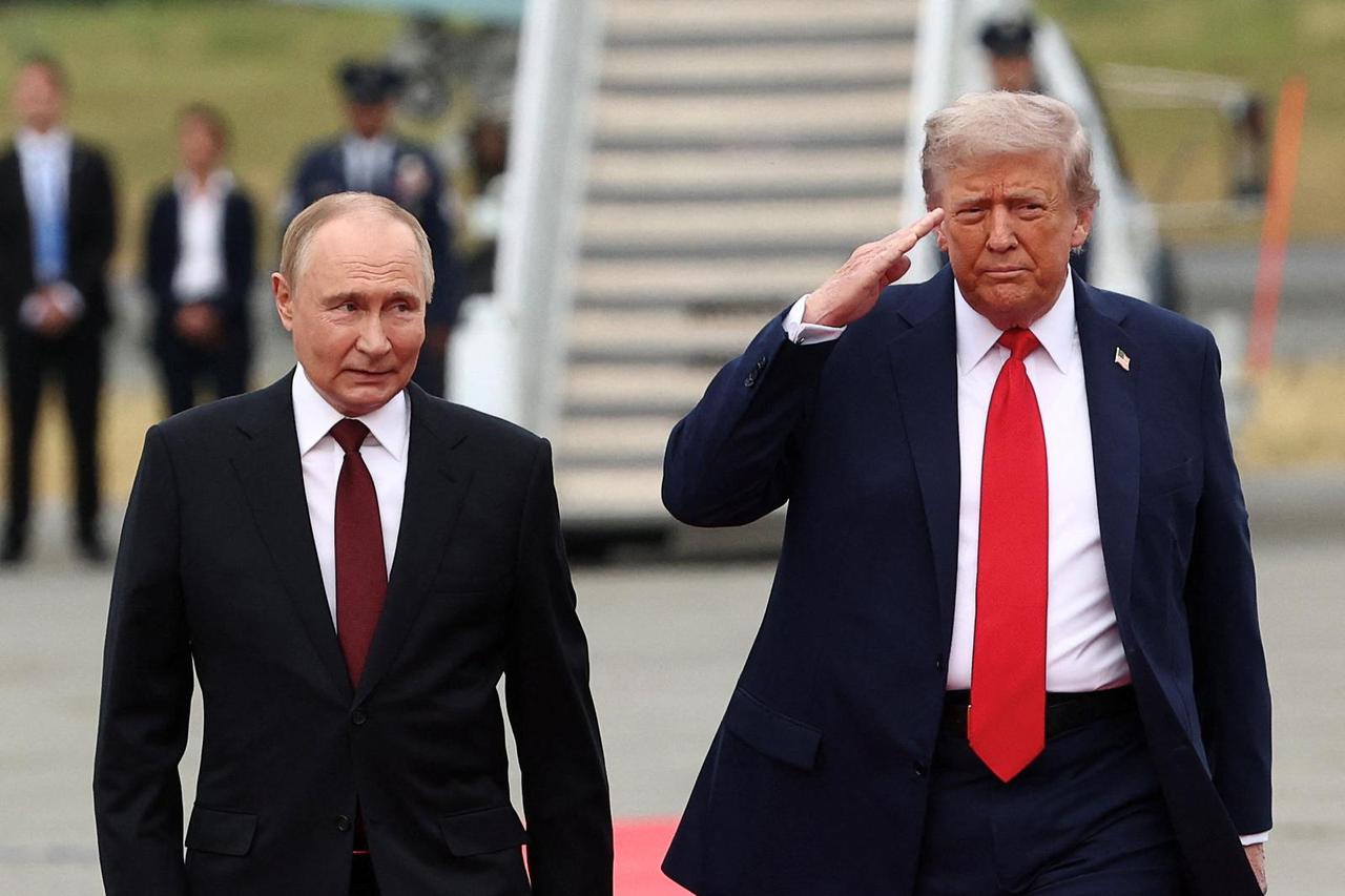 U.S. President Trump meets with Russian President Putin in Alaska