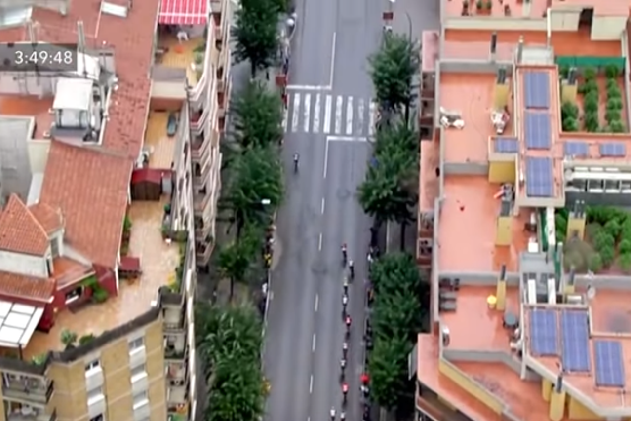 Snimka plantaže marihune iz zraka