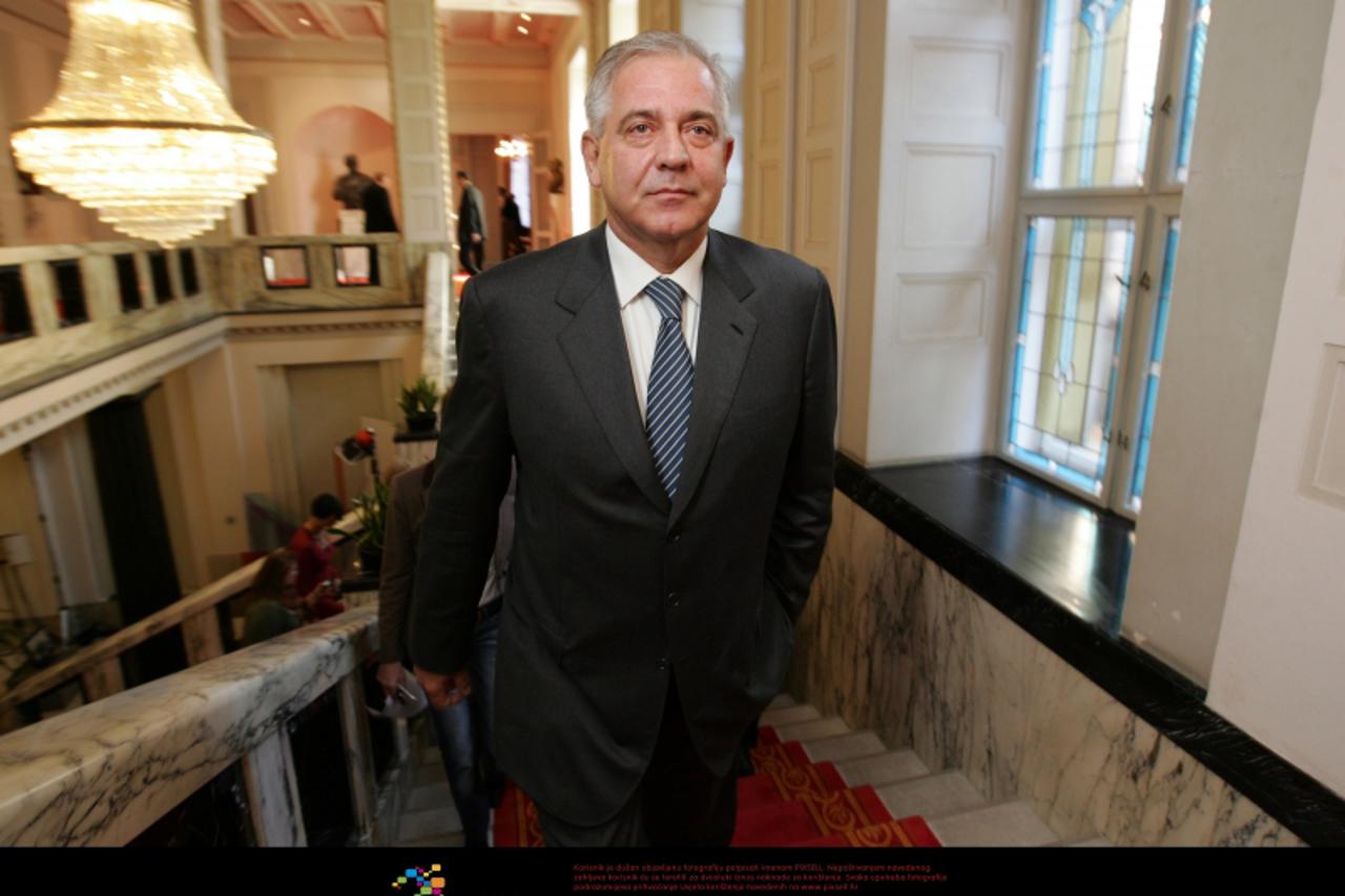 '27.10.2010., Zagreb -   Hrvatski Sabor, sjednica i izgasavanje povjerenja Hrvatskoj Vladi. Ivo Sanader u saborskoj klupi. Photo: Robert Anic/PIXSELL'