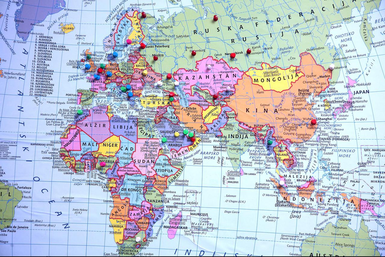 karta svijeta