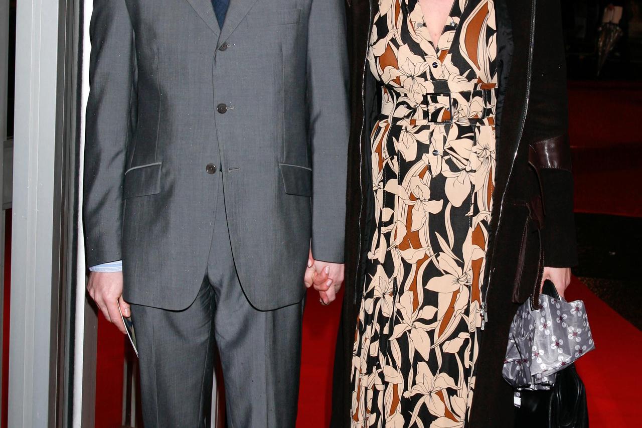 Douglas Henshall and partner arrive for the premiere of Becoming Jane in Leicester Square, London.  Tena Stivicic. Photo: Press Association/PIXSELL