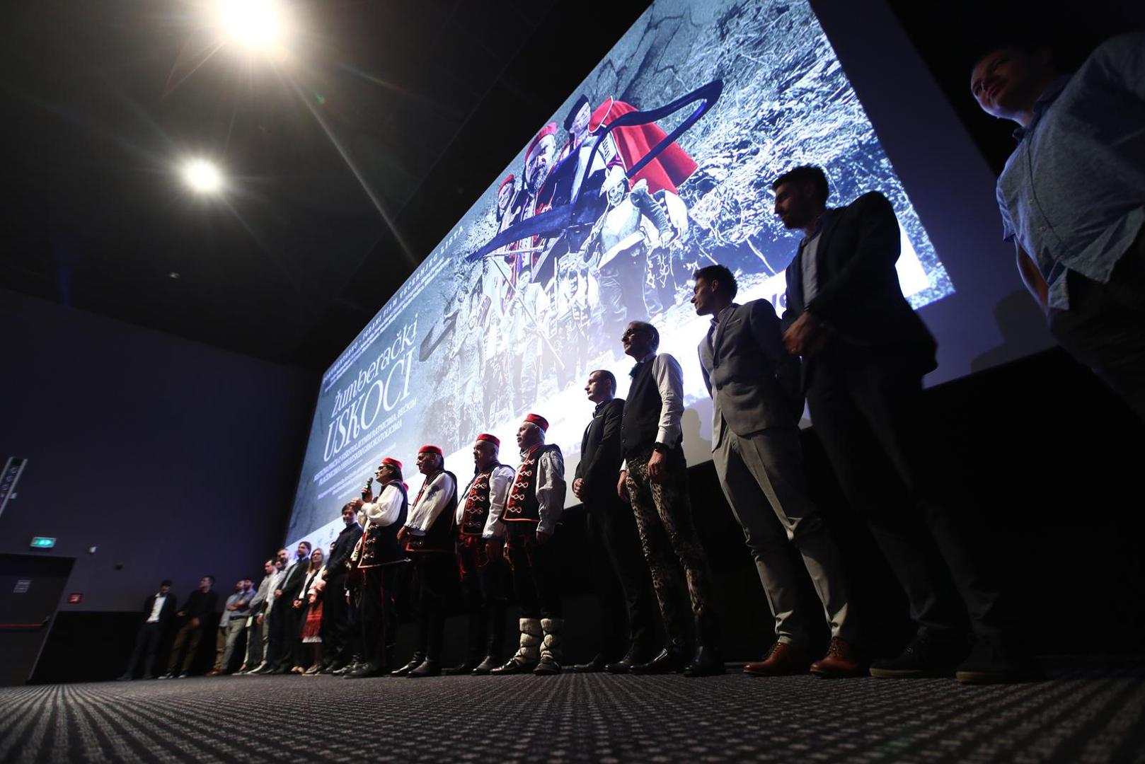 14.06.2022.Zagreb- Premijera dokumentarno igranog filma Vecernjeg lista  "Zumberacki uskoci" u Branimir Mingele Mallu. Photo: Boris Scitar/Vecernji list/PIXSELL