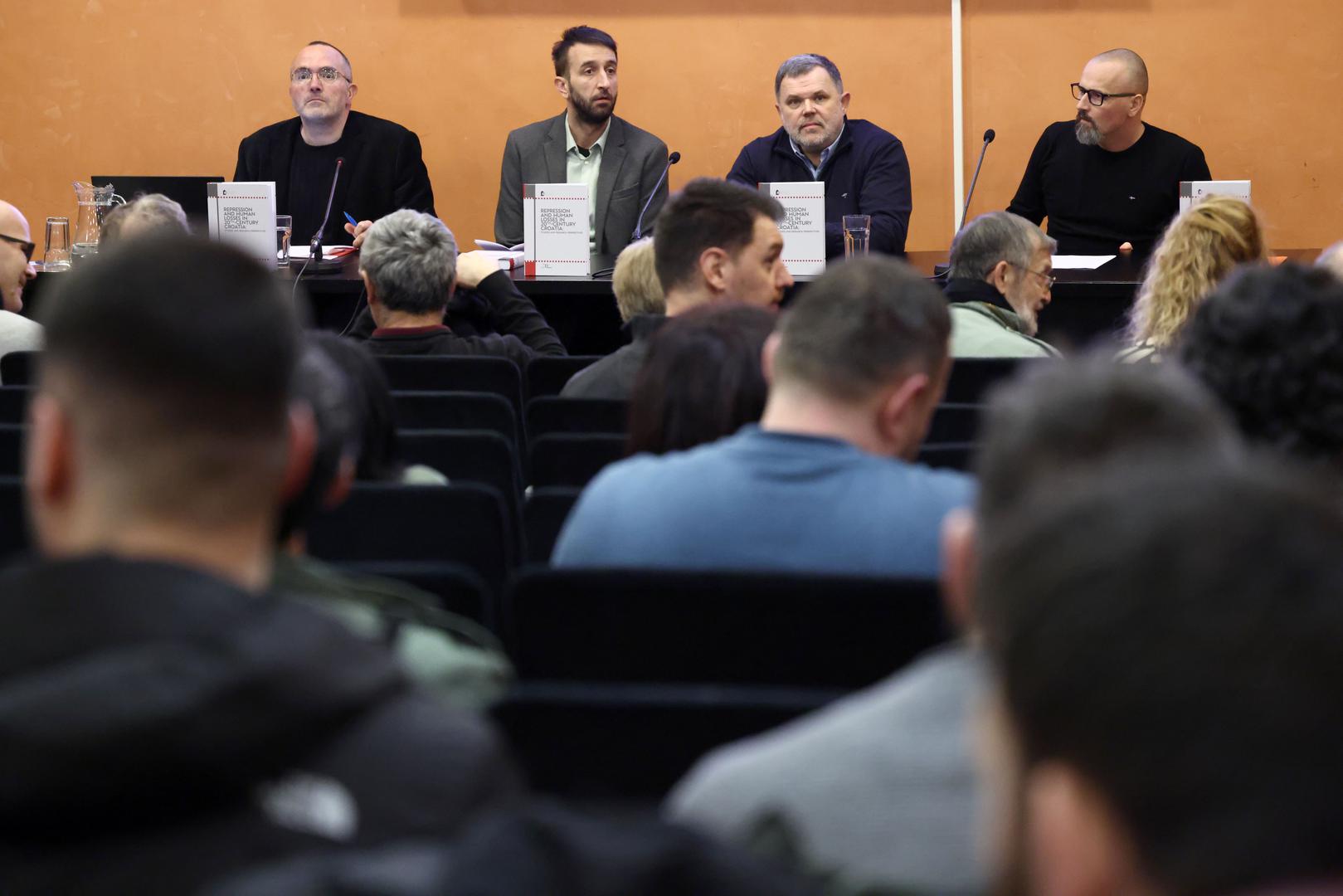 24.2.2026. - Matica Hrvatska, Zagreb, Hrvatska - Promocija zbornika radova "Repression and Human Losses in 20th Century Croatia", urednika: Nikice Barica. Photo: Josip Mikacic/PIXSELL