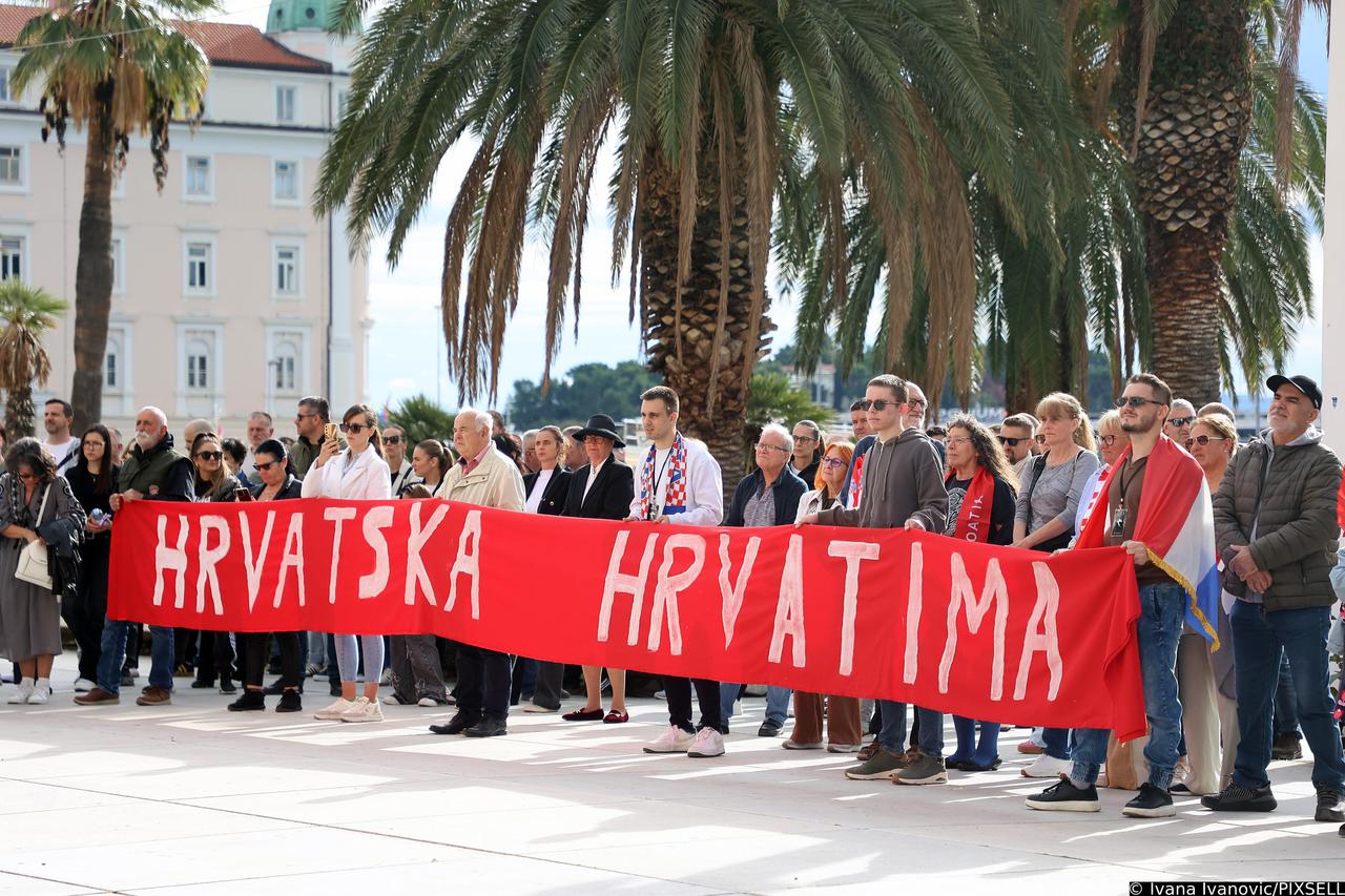 Split: Prosvjed protiv stranih radnika