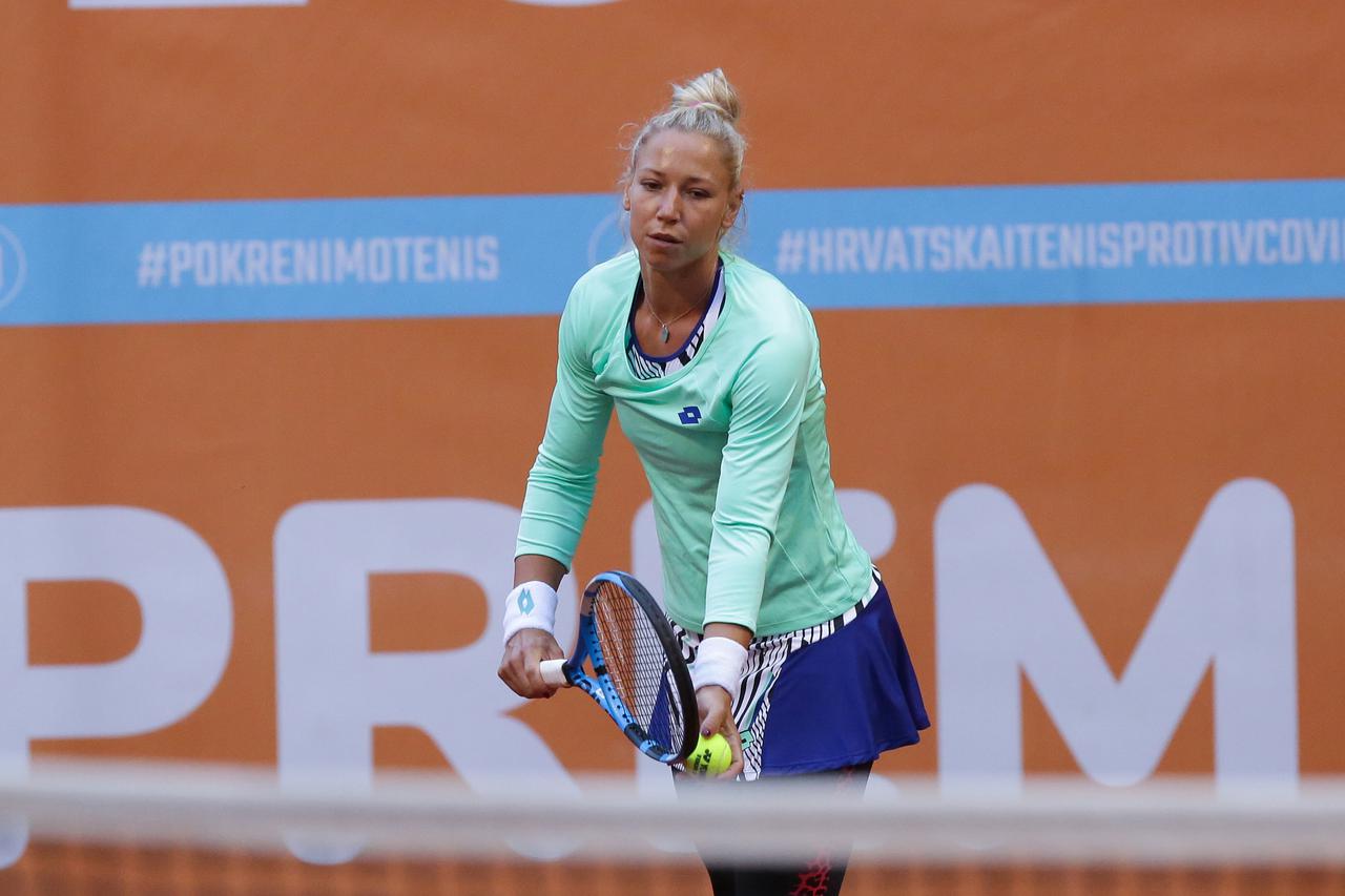 Osijek: Hrvatski Premier Tenis, Lea Bošković - Tereza Mrdeža