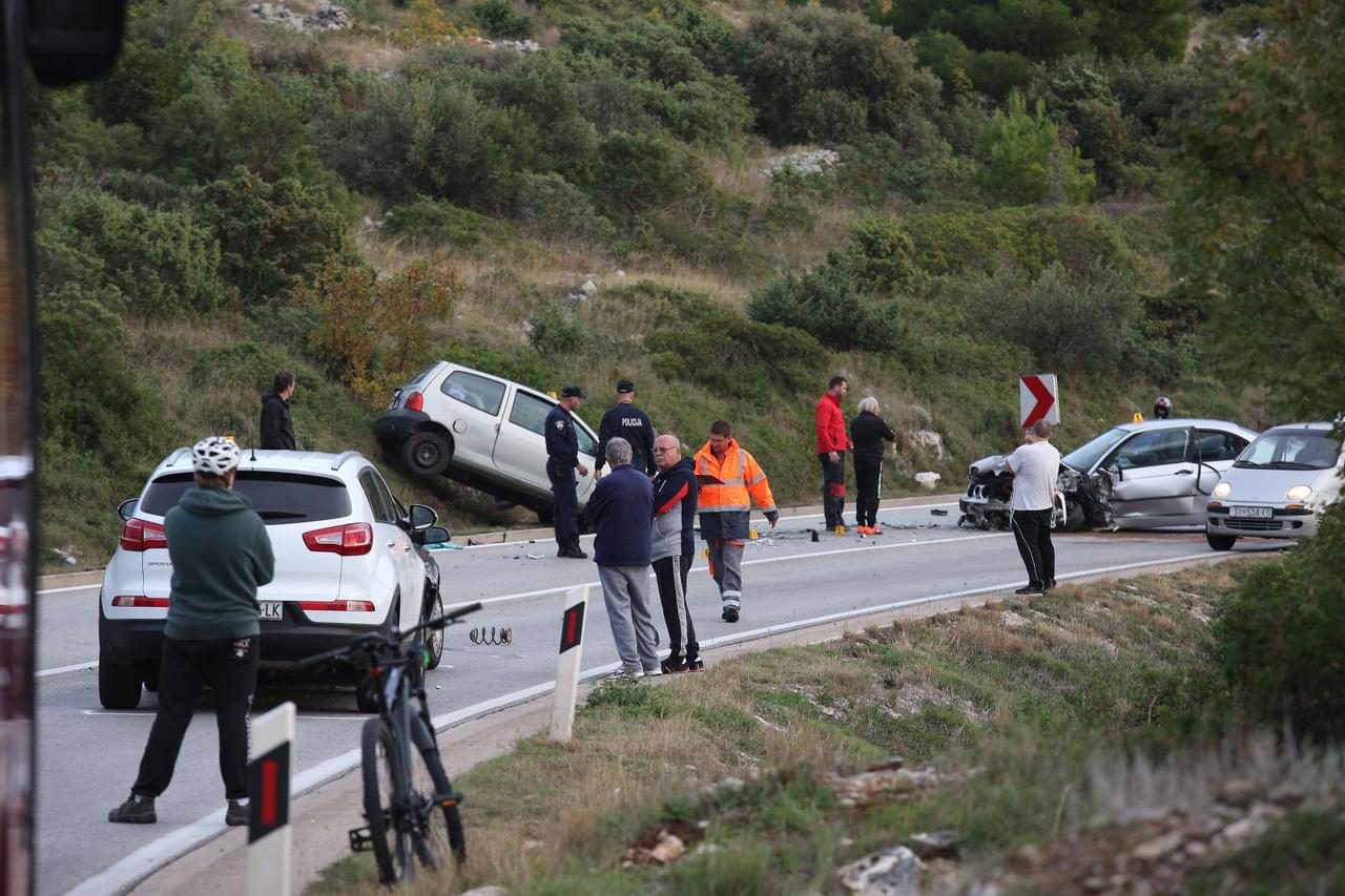 Lančani sudar u Šibeniku