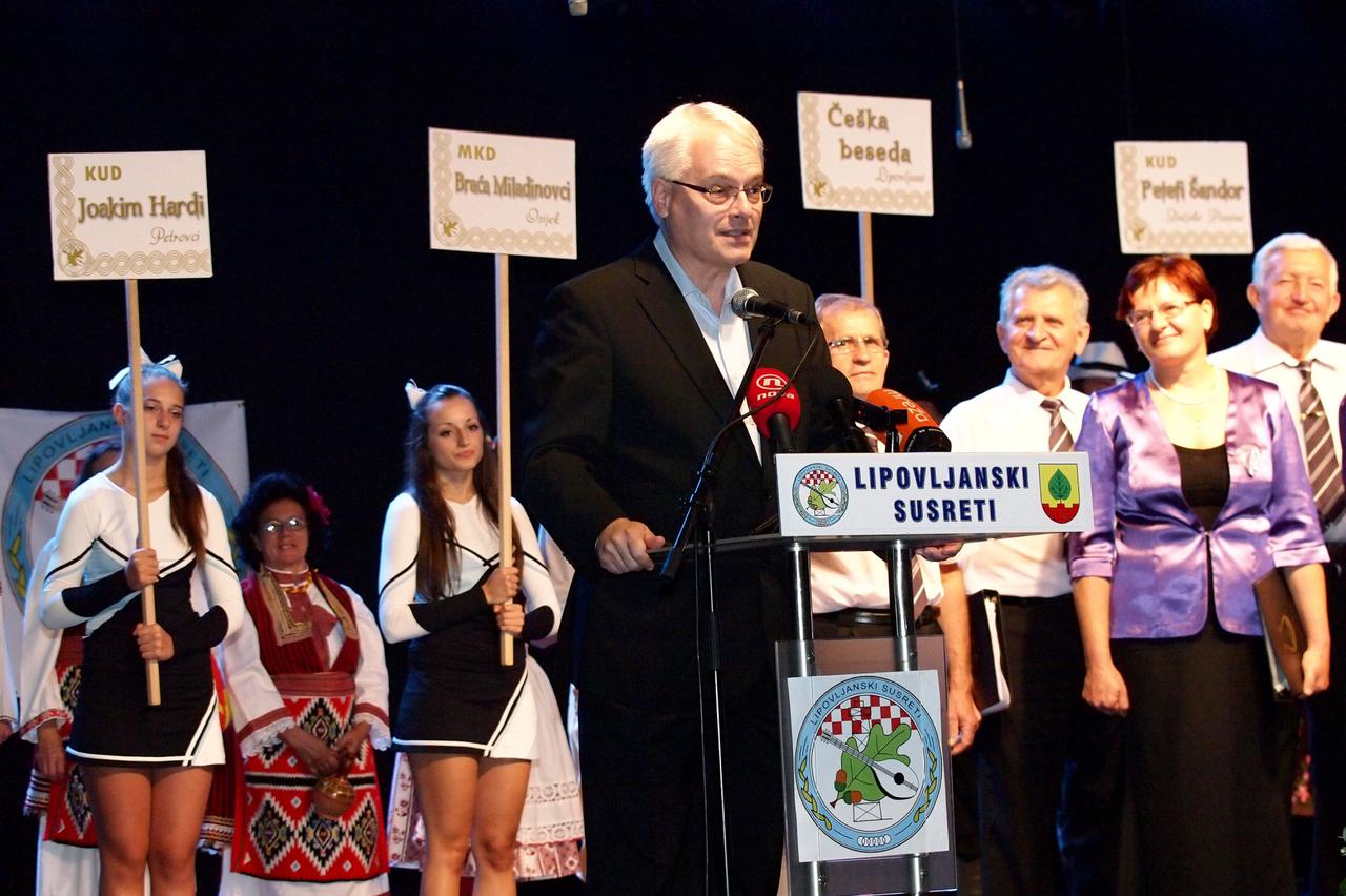 Predsjednik Ivo Josipović uveličao otvorenje Lipovljanskih susreta