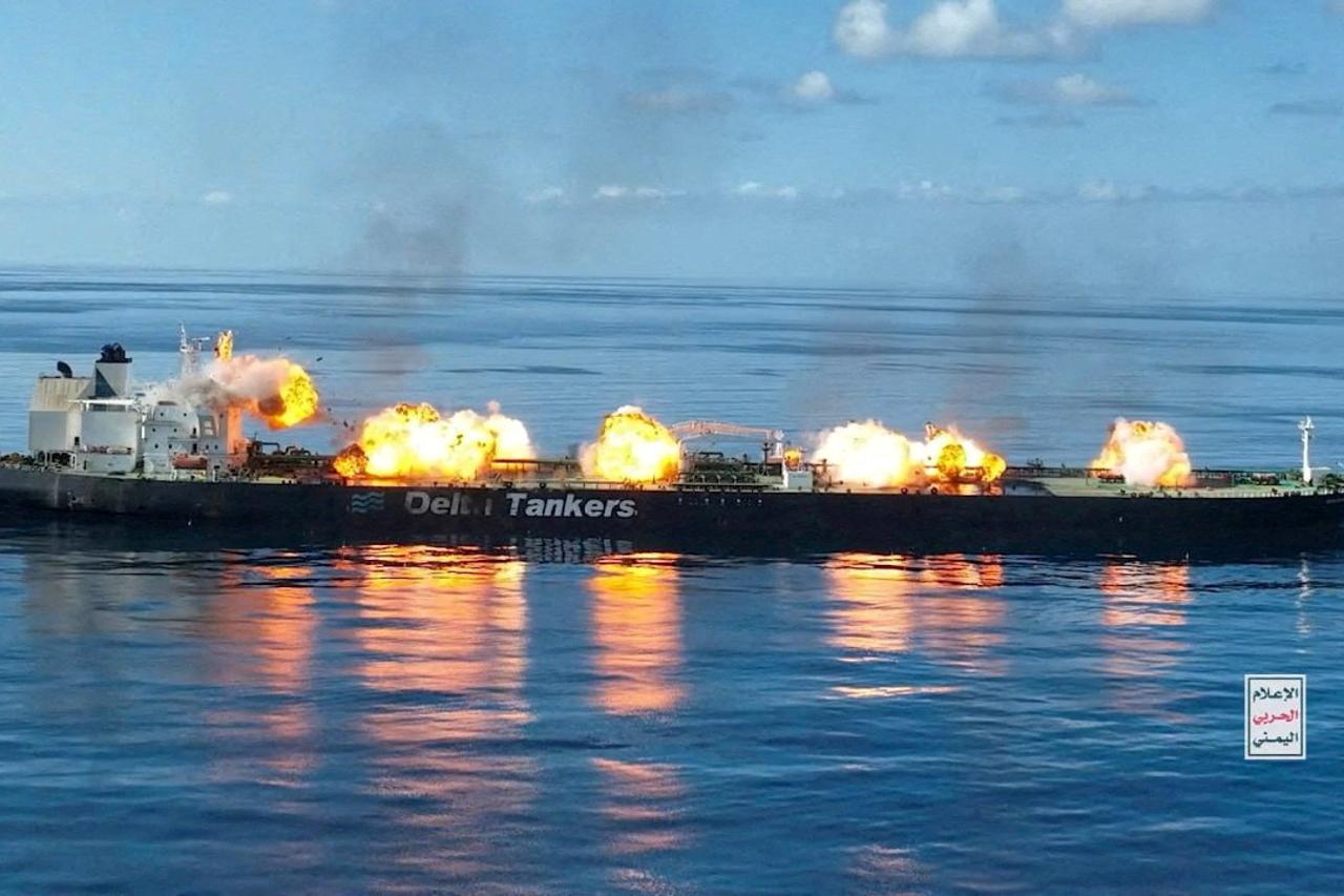 FILE PHOTO: Explosions on Sounion oil tanker in Red Sea
