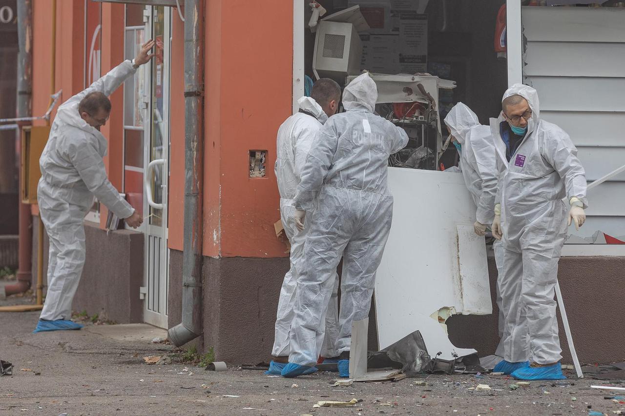 Eksplozivom raznesen bankomat u Ladimirevcima, policijski očevid u tijeku