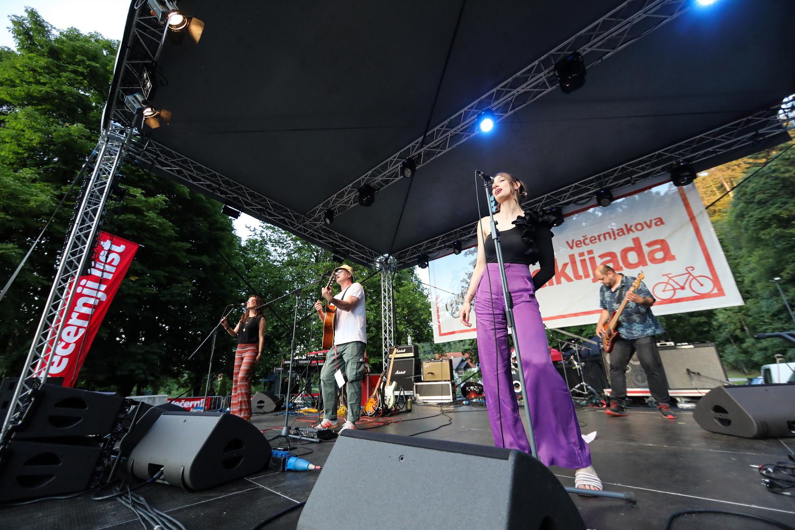 11.06.2022., Samobor - Vecernjakova biciklijada. Koncert Detour.  Photo: Emica Elvedji/PIXSELL