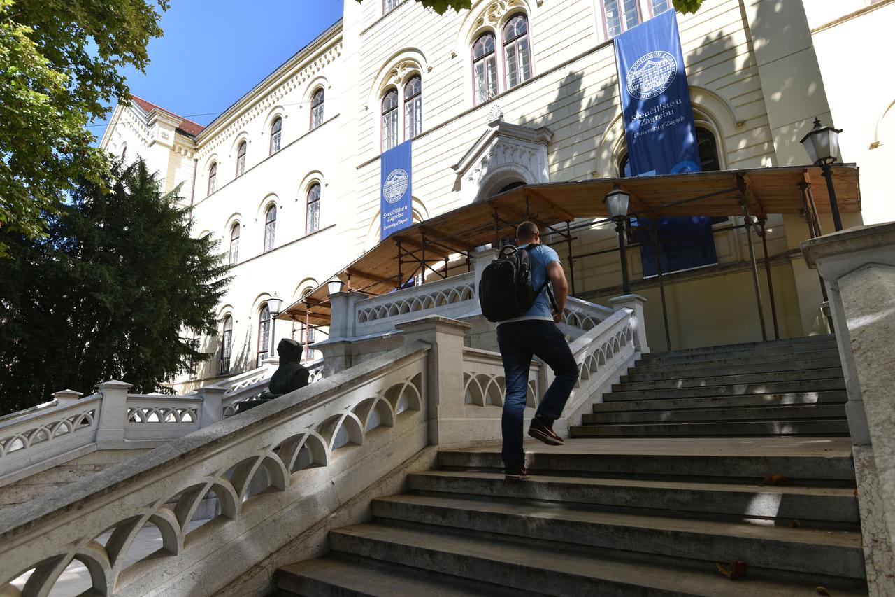 Zagreb: Zgrada Pravnog fakulteta još nije obnovljena za novu školsku godinu