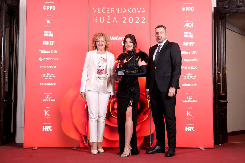 Zagreb: Dobitnici medijske nagrade Večernjakova ruža sa sponzorima