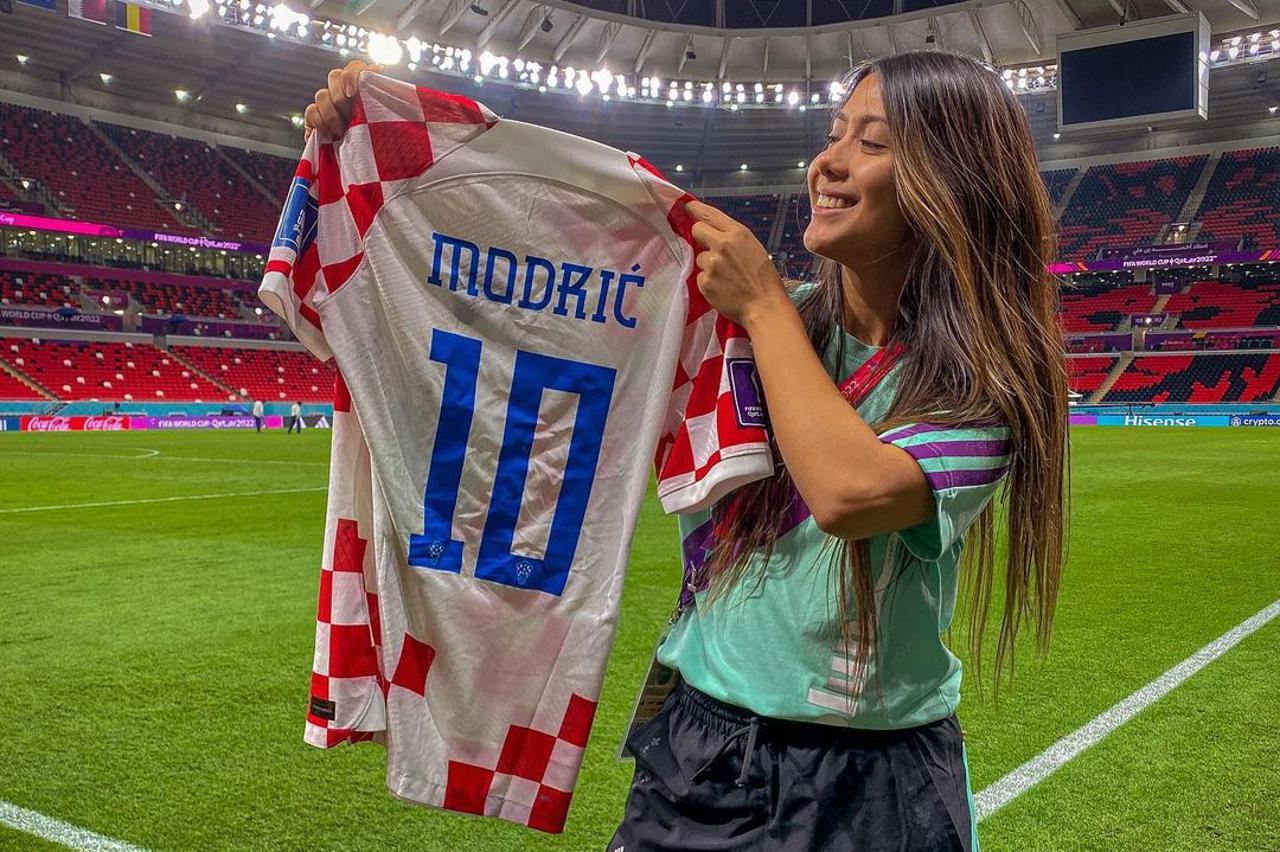 Meksikanka s dresom Luke Modrića