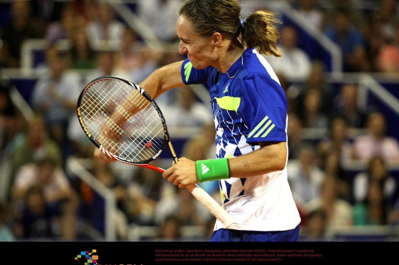 '31.07.2011., Stella Maris, Umag - 22. ATP Studena Croatia Open, finalni mec izmedju Marina Cilica (CRO) i Alexandra Dolgopolova (UKR). Alexandr Dolgopolov. Photo: Sanjin Strukic/PIXSELL'