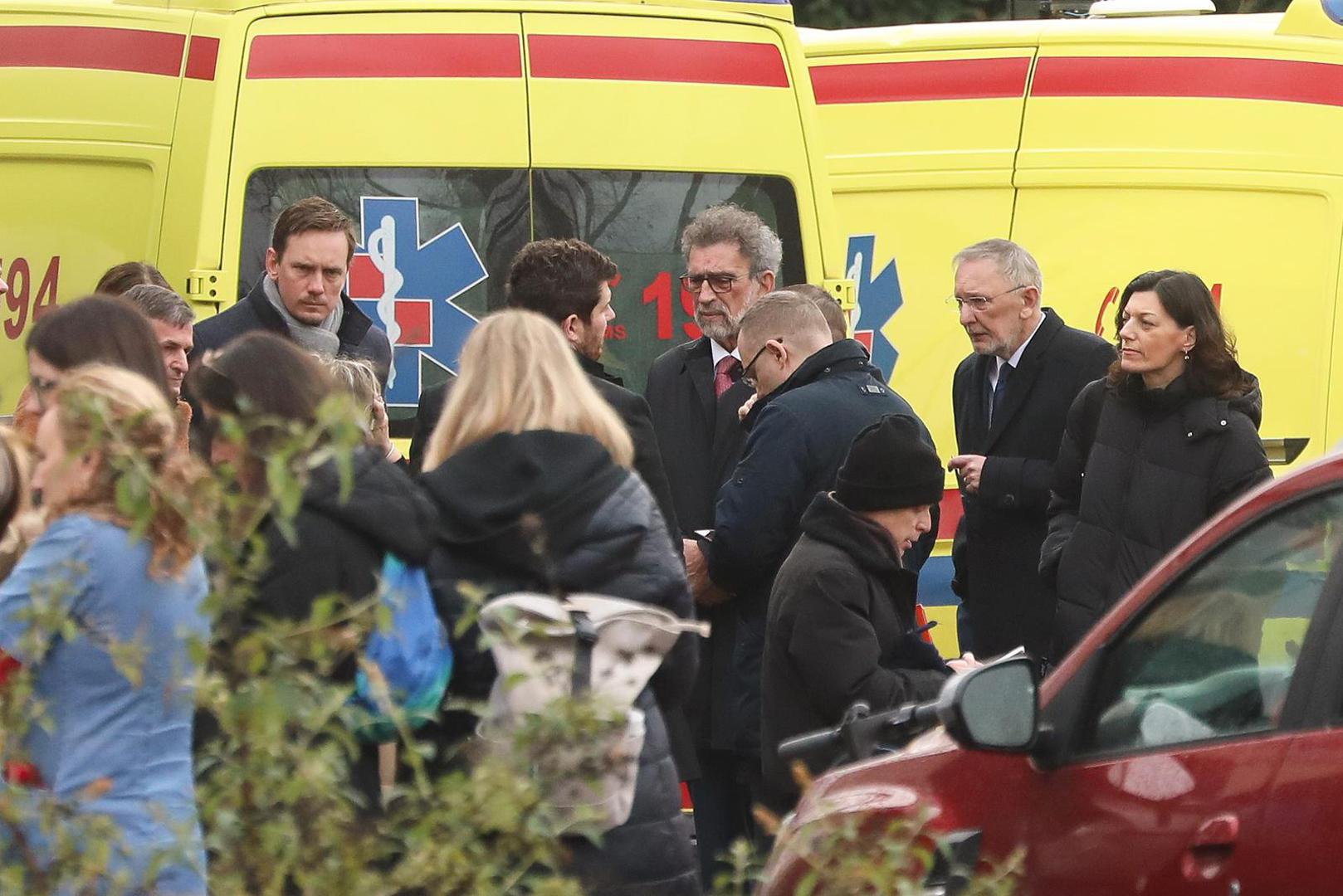 20.12.2024.Zagreb - U OS Precko zasad nepoznati napadac nozem je ozlijedio jednu uciteljicu, a ozljede su zadobili i ucenici. Photo: Robert Anic/PIXSELL