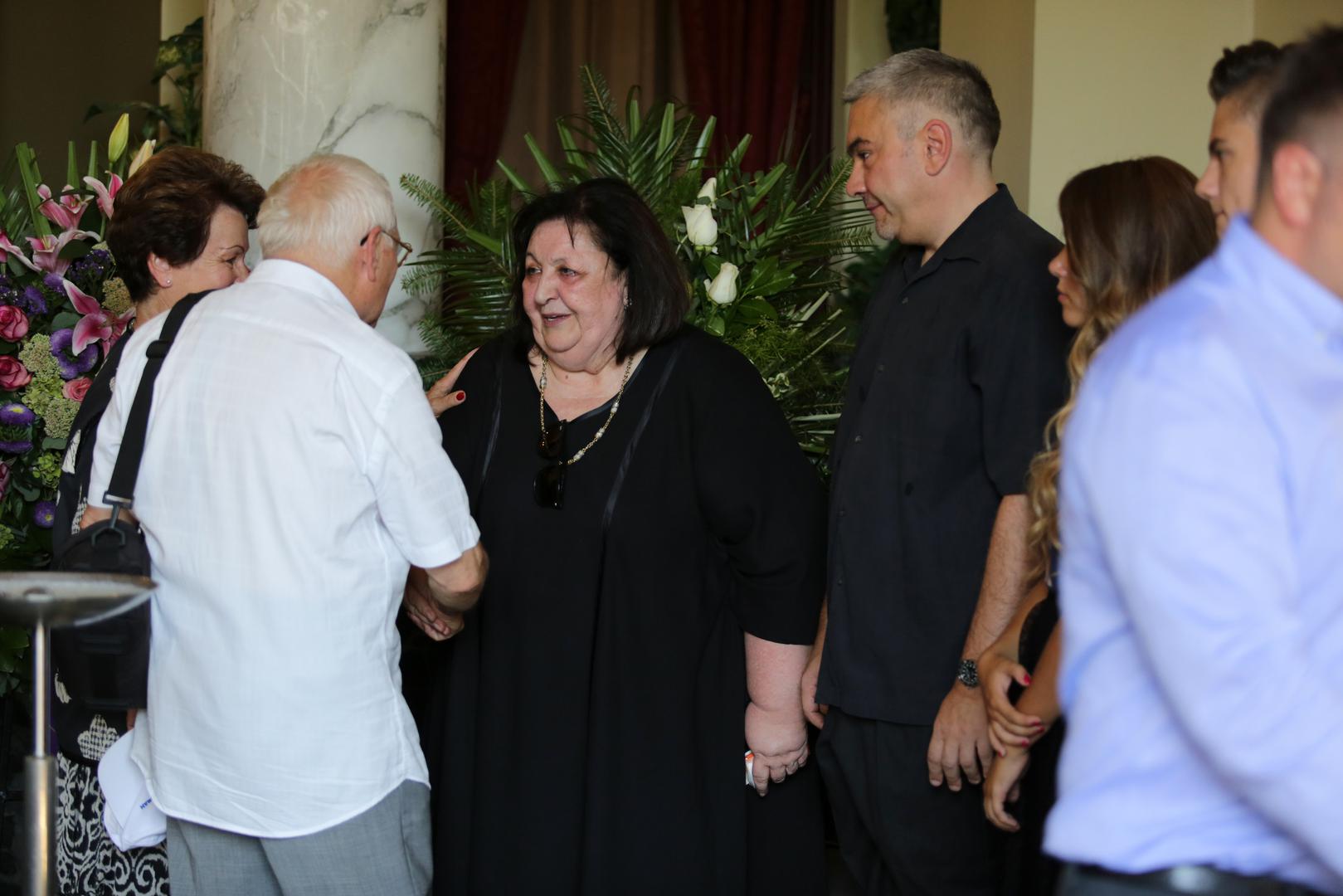 01.09.2015., Zagreb - Posljednji ispracaj opernog pjevaca Krunoslava Cigoja na gradskom groblju Mirogoj. Mark Cigoj. Photo: Grgur Zucko/PIXSELL
