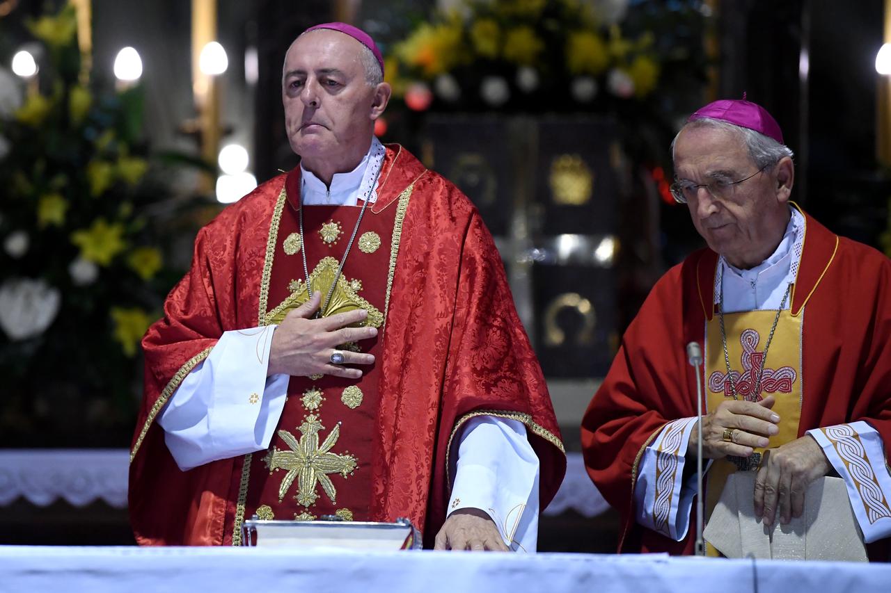 Novi apostolski nuncij nadbiskup Giorgio Lingua predvodio euharistijsko slavlje