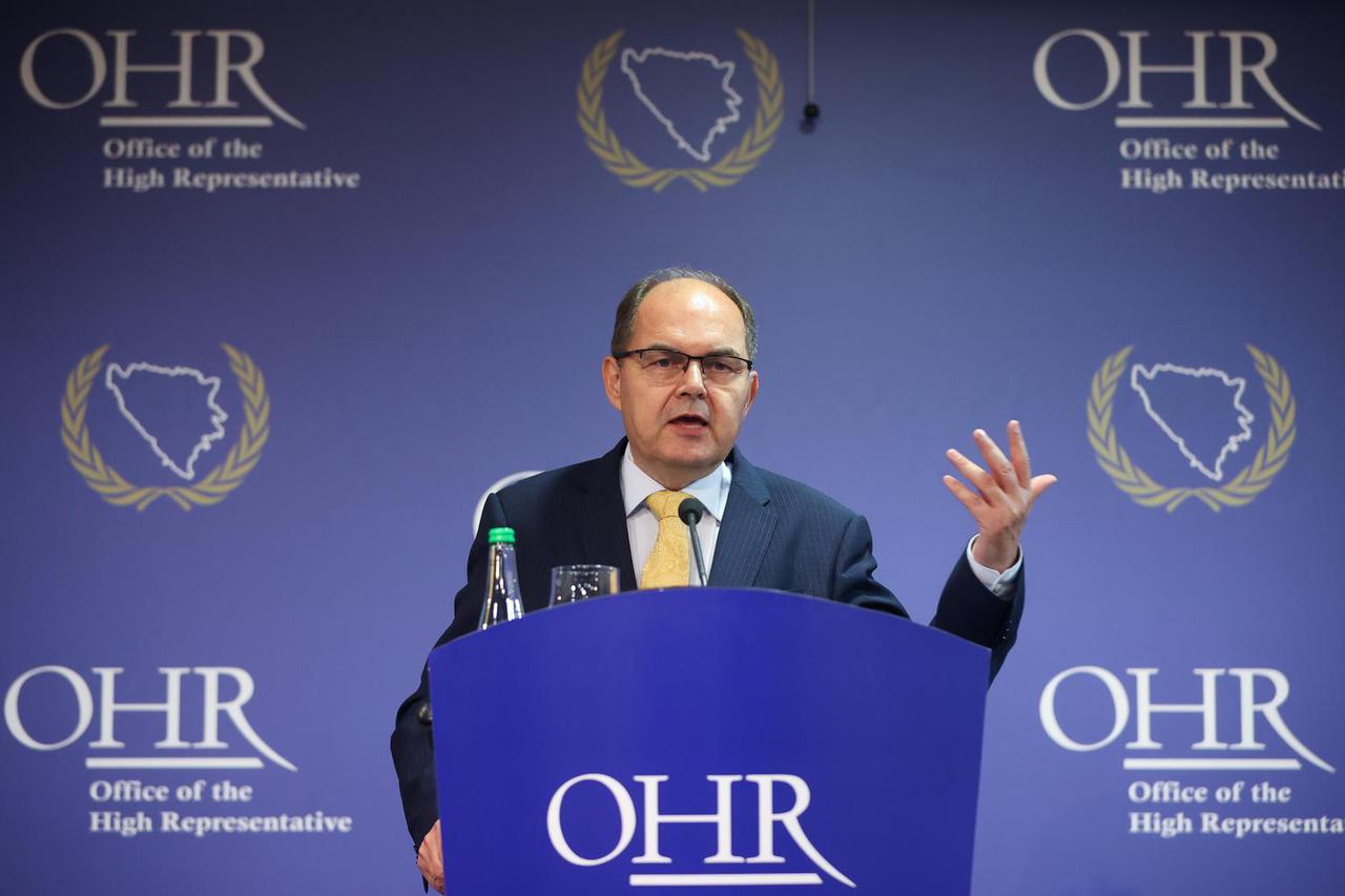 Sarajevo: Konferencija za medije Visokog predstavnika u BiH Christiana Schmidta