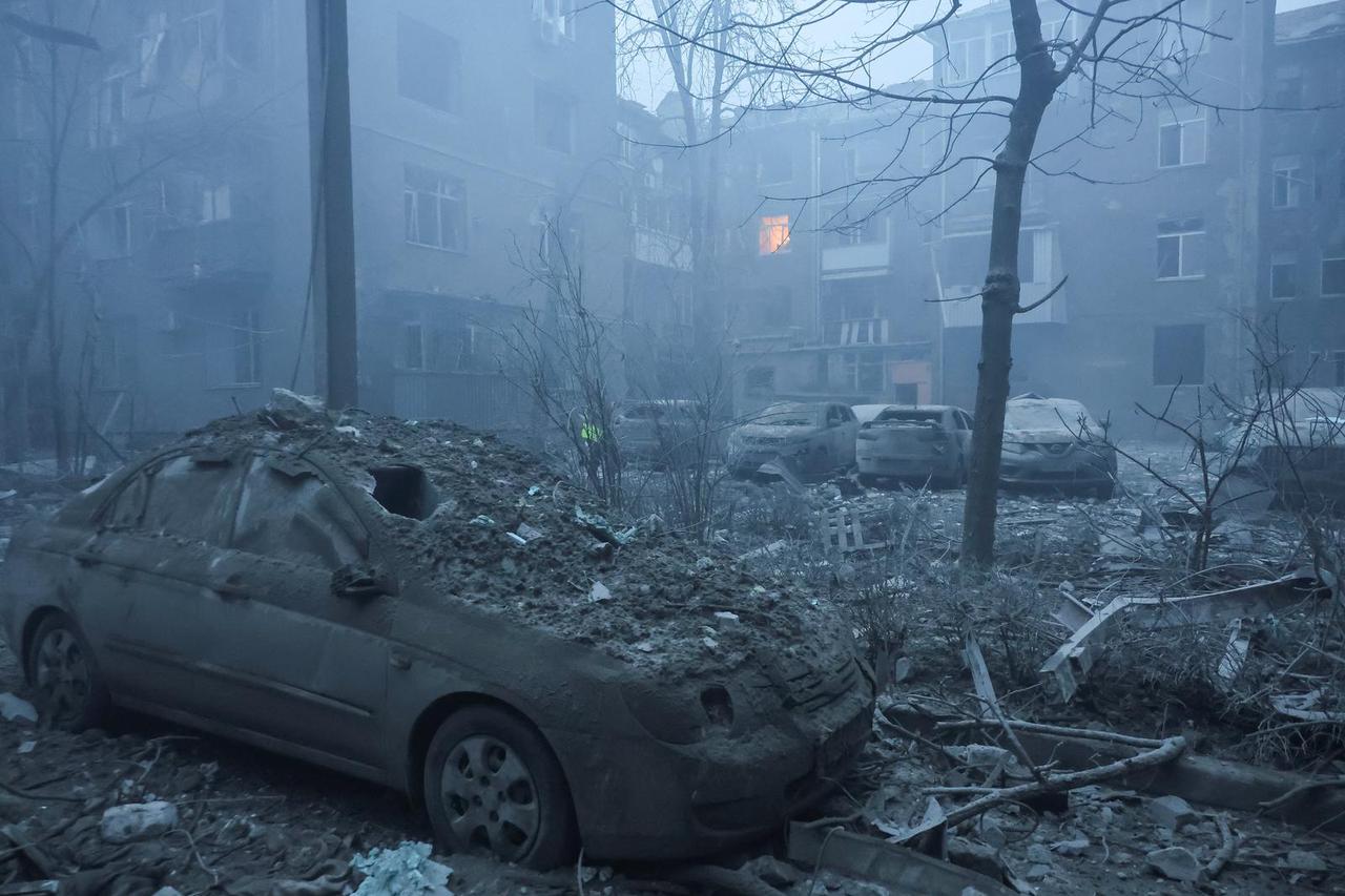 Russian air strike in Kharkiv