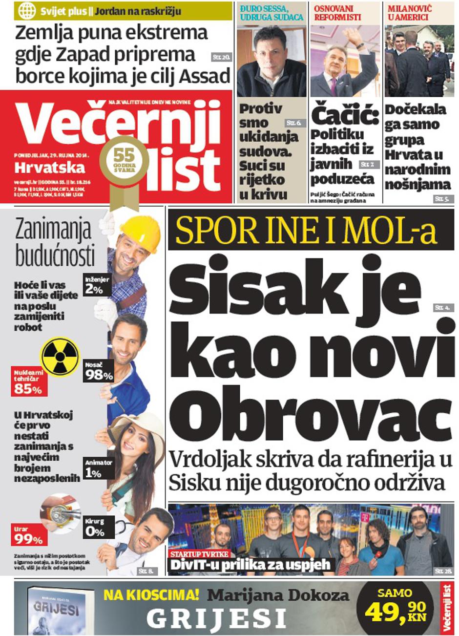 Naslovnica 29.09.