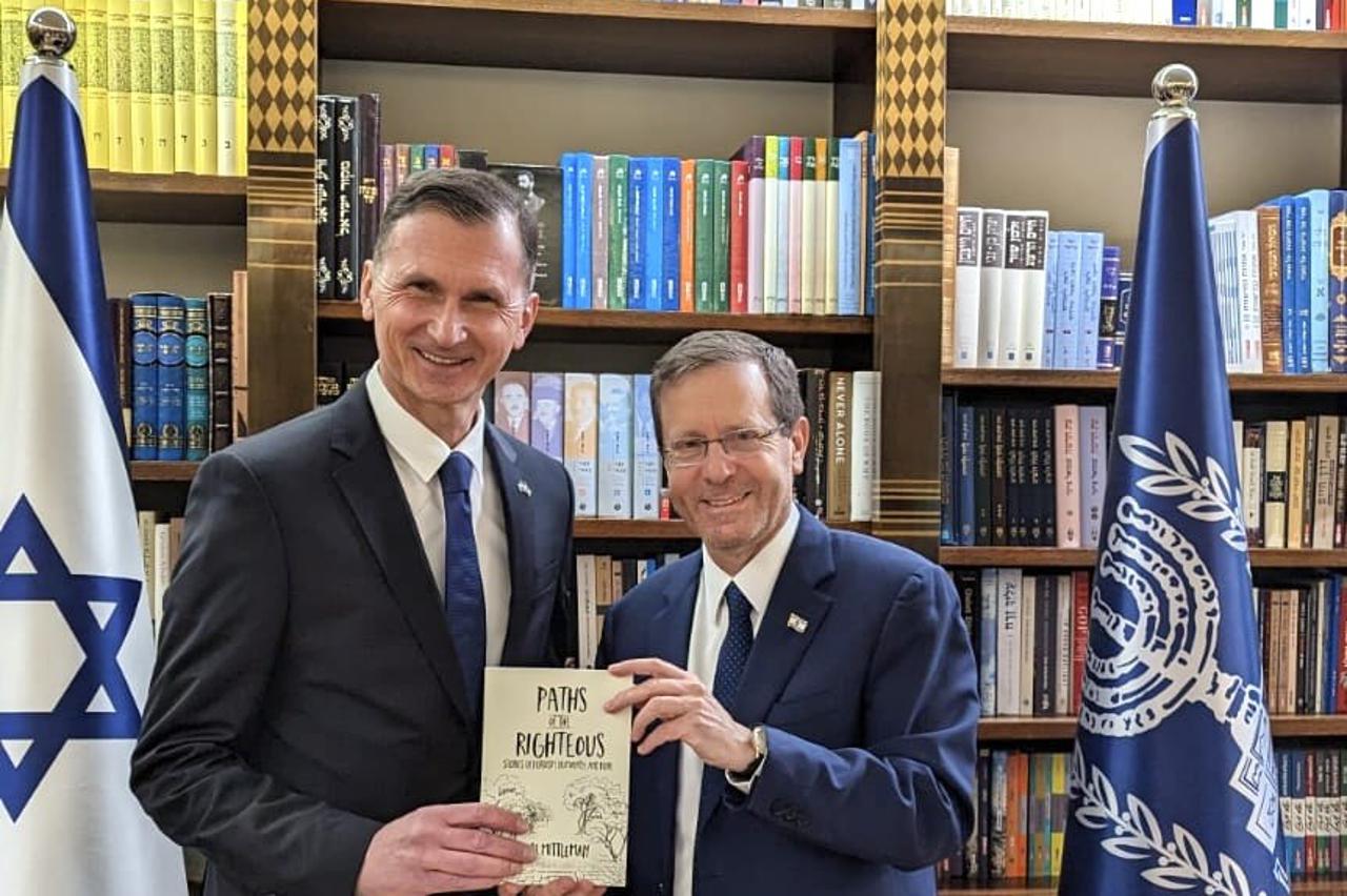 Isaac Herzog, predsjednik Izraela i Dragan Primorac