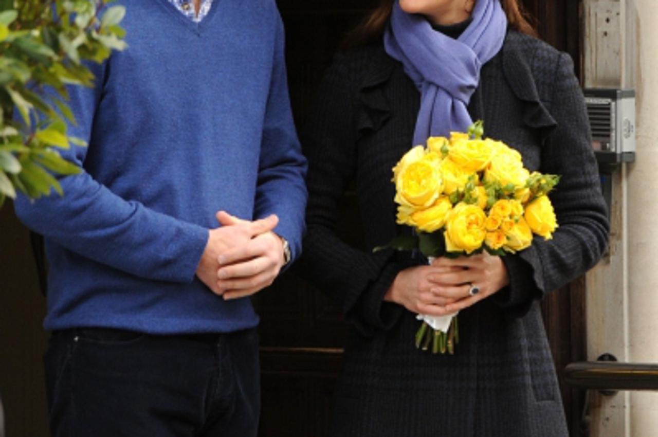 'The Duke and Duchess of Cambridge leave the King Edward VII hospital in London where the Duchess of Cambridge had been admitted with severe morning sickness.Photo: Press Association/PIXSELL'