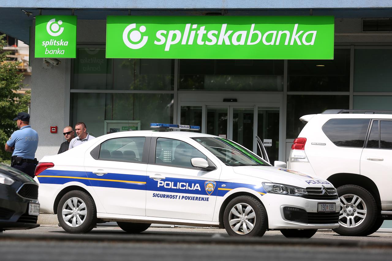Pljačka - Splitska banka