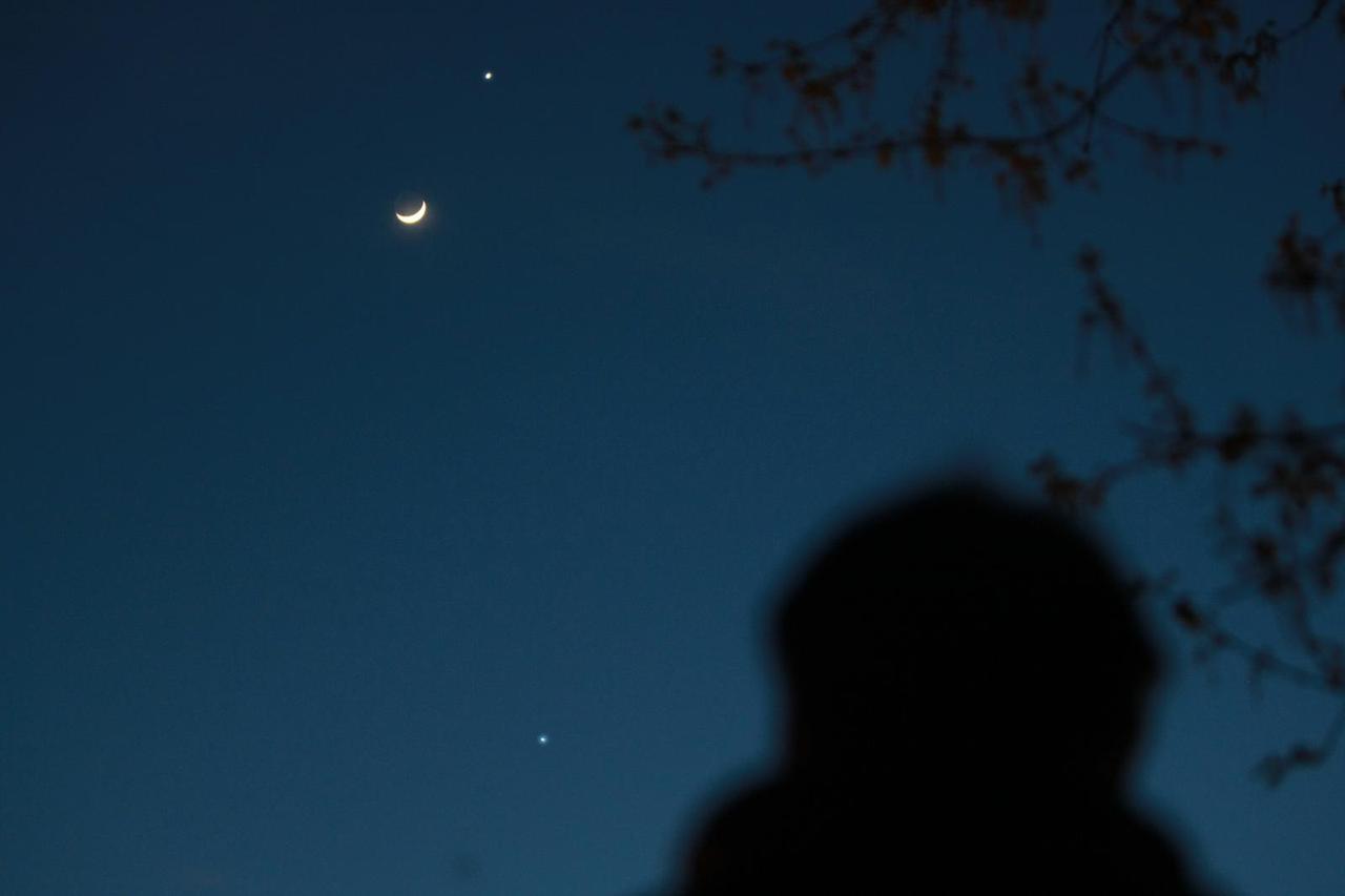 Zagreb: Nebeski spektakl, Jupiter, Venera i Mjesec sjaje jedan do drugog