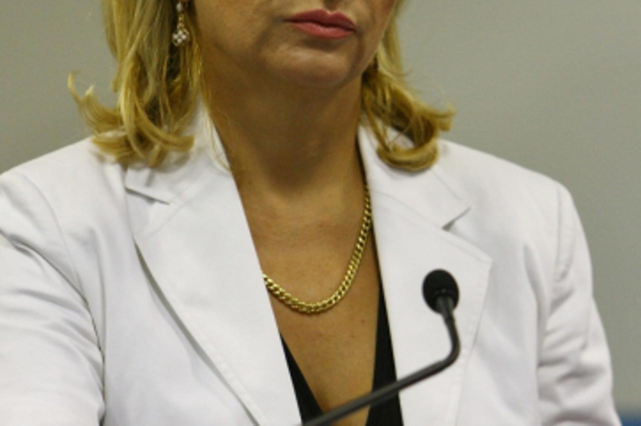 '04.10.2010., Zagreb - U prostorijama Tribine Grada Zagreba predstavljen je zbornik Djeca i konfliktni razvodi. Doc. dr. Gordana Buljan Flander.  Photo: Tomislav Miletic/PIXSELL'