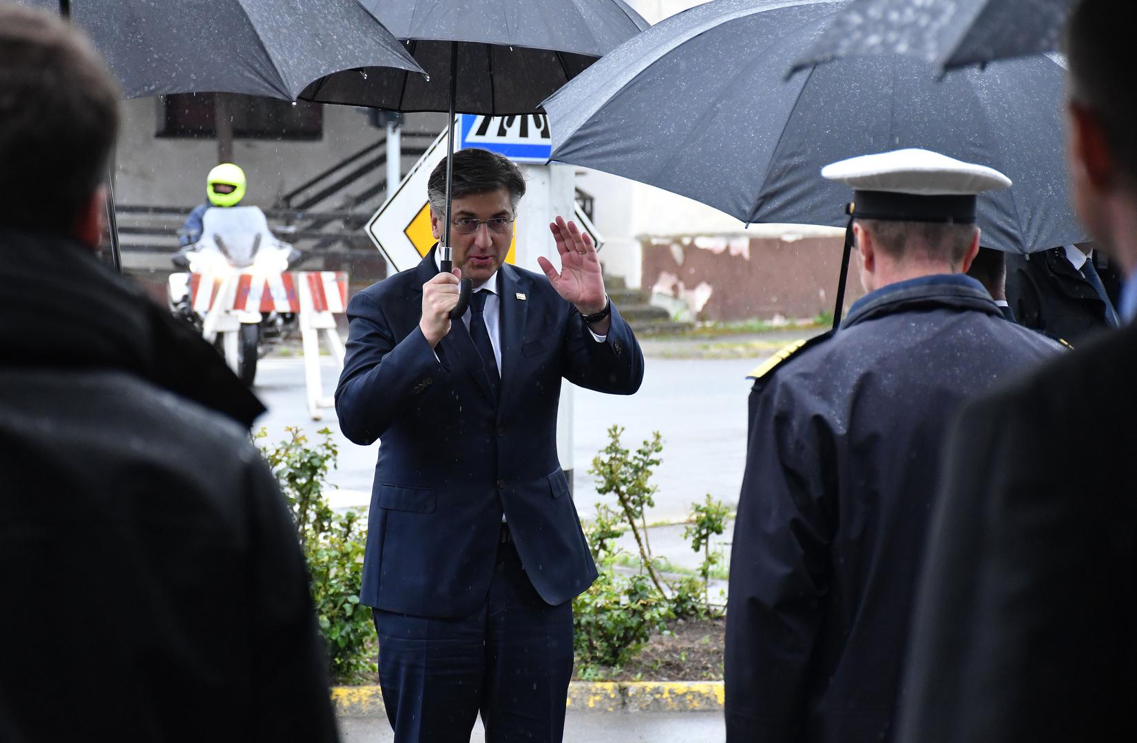 01.05.2020. Okucani  - Obiljezavanje 25. obljetnice vojno redarstvene operacije Bljesak. Andrej  Plenkovic Photo: Ivica Galovic/ PIXSELL
