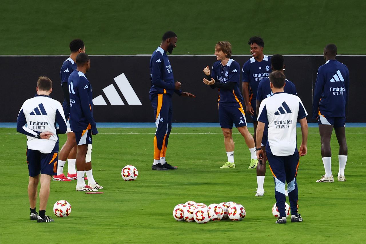 Spanish Super Cup - Final - Real Madrid Training