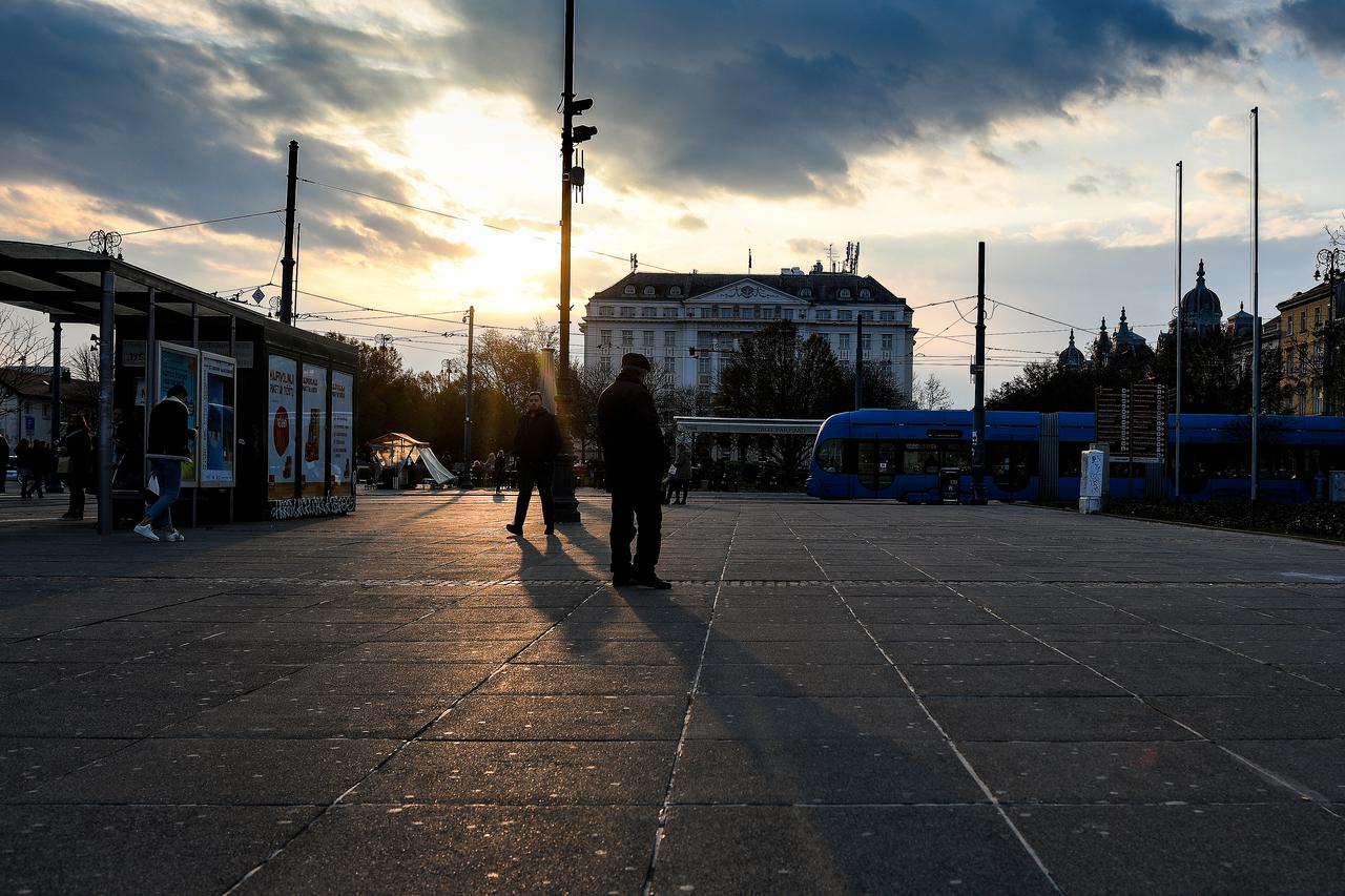 Popodne u centru Zagreba