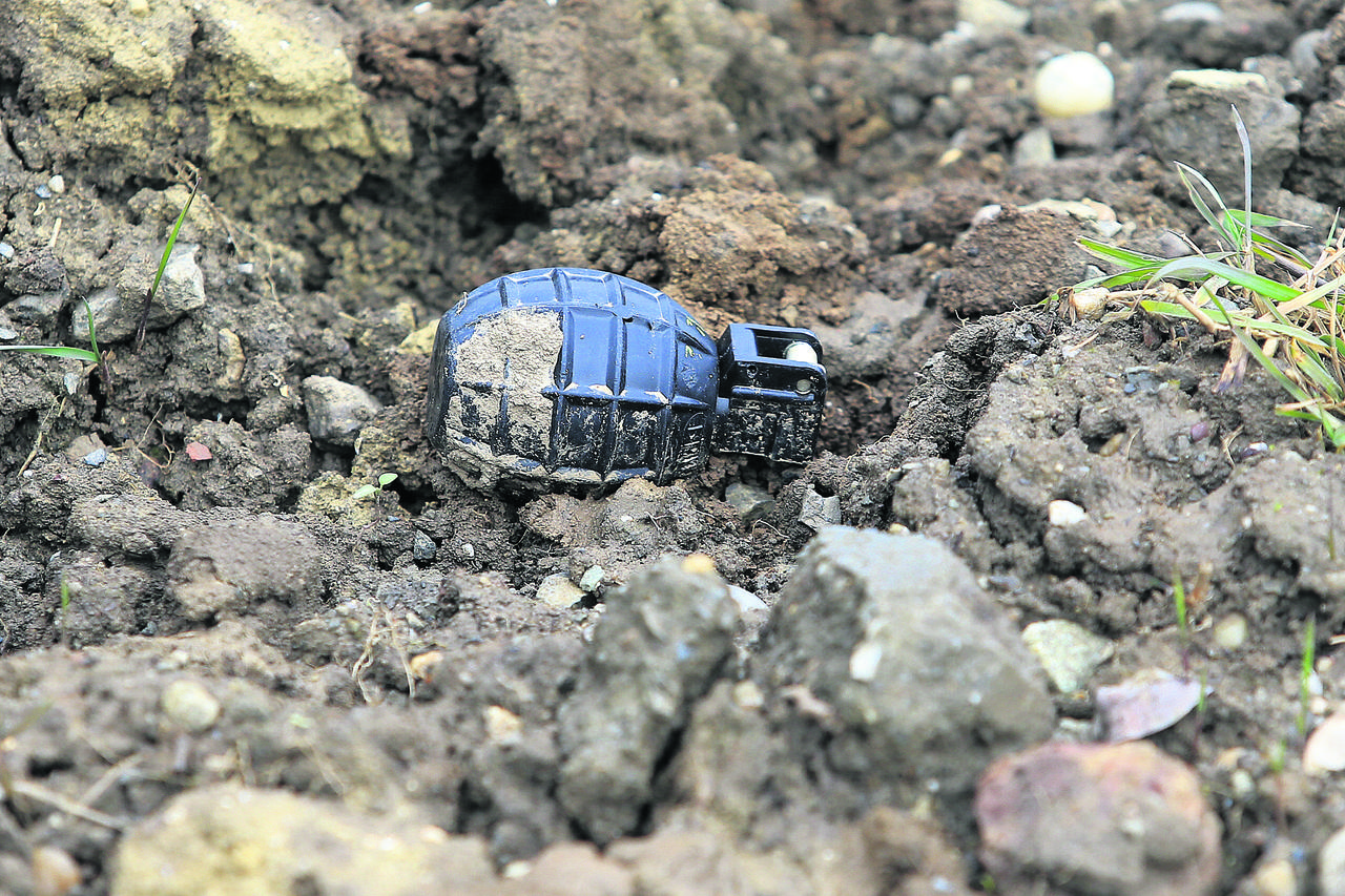 Uništenje odbačene bombe