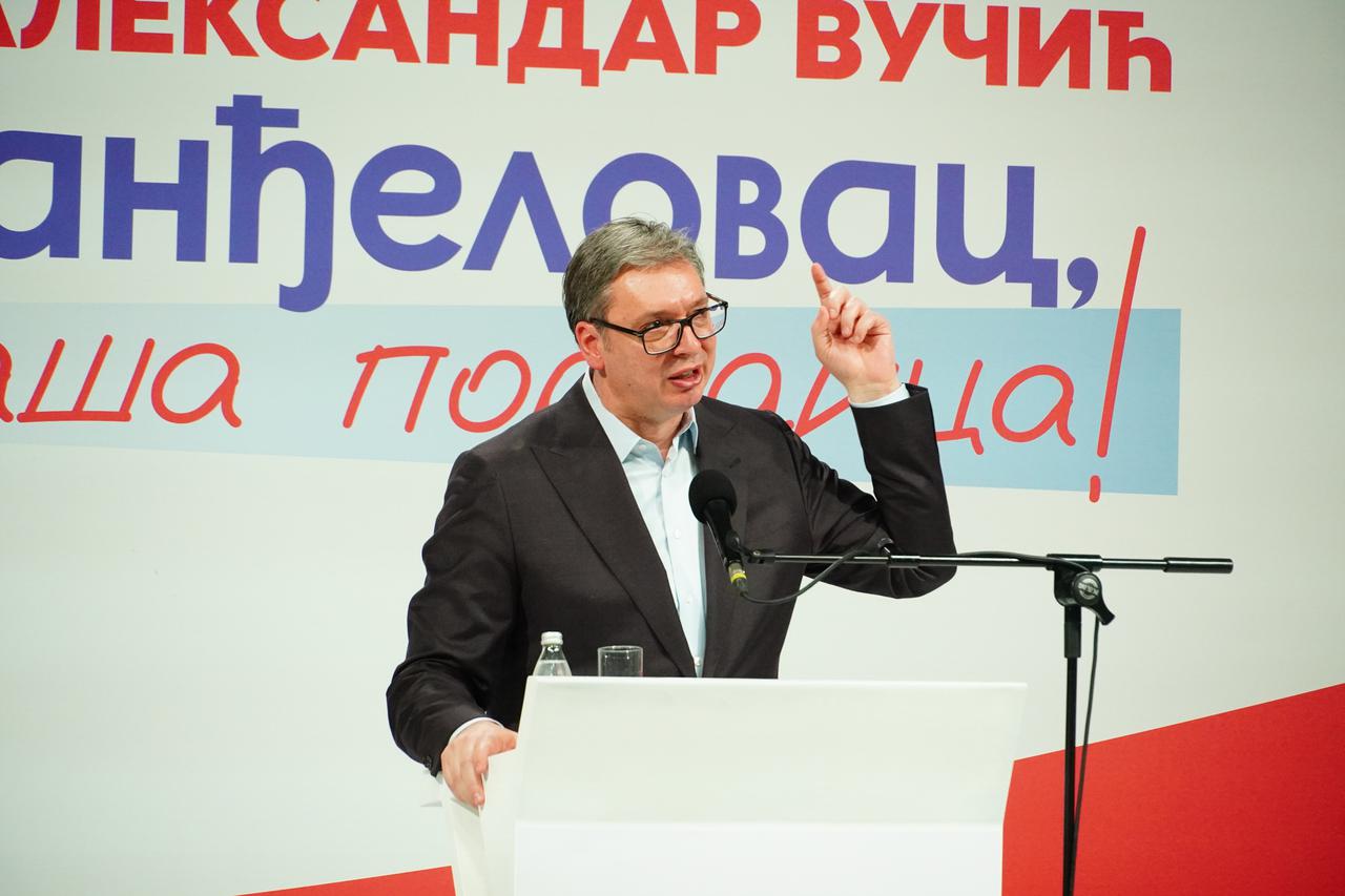 Aleksandar Vučić posjetio općinu Aranđelovac u sklopu predizborne kampanje