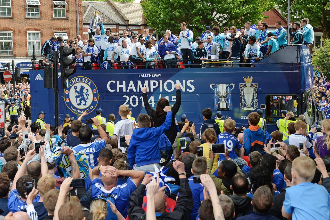 Chelsea, proslava naslova prvaka