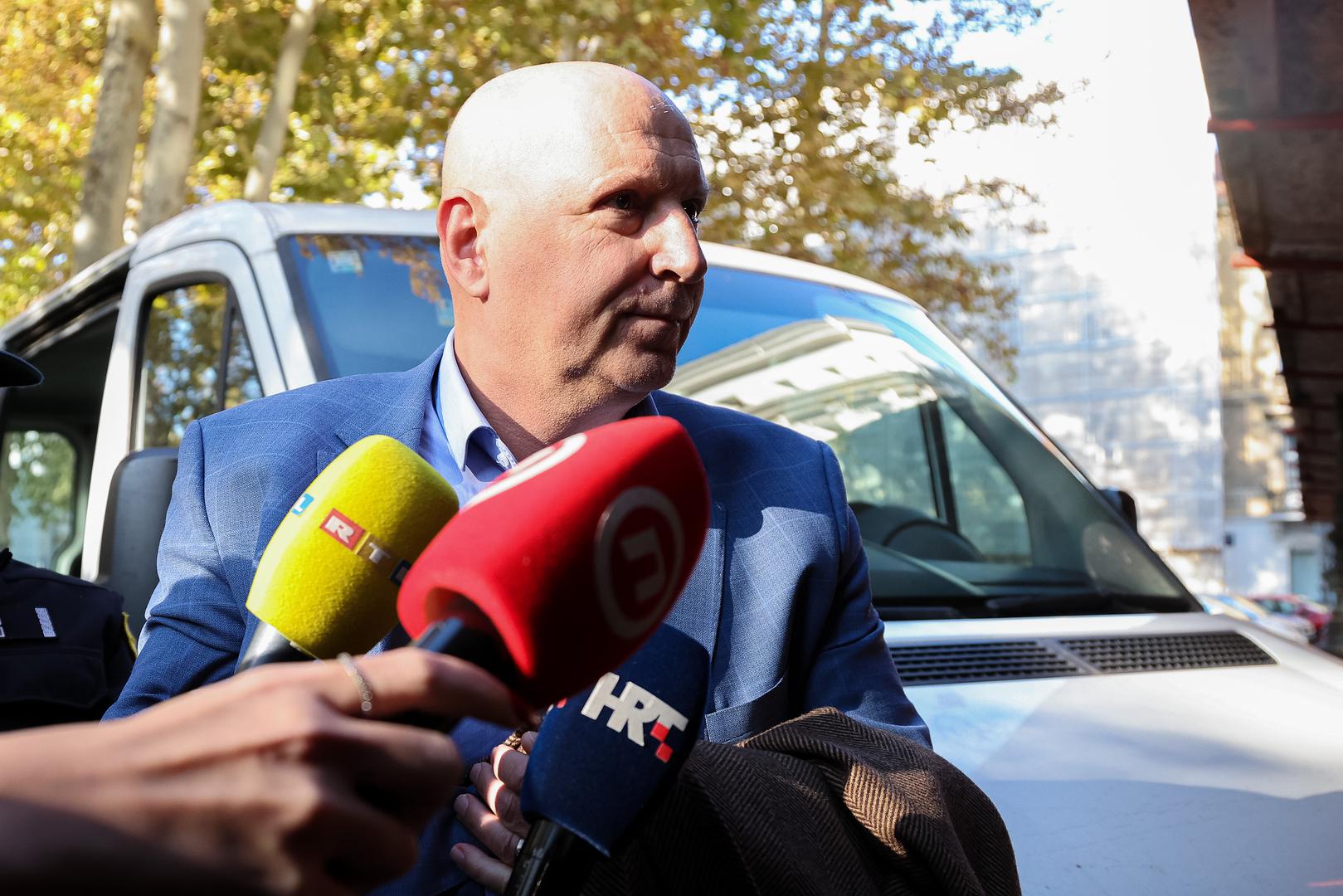 16.11.2024., Zagreb - Tomo Pavic i Goran Roic dovedeni na istrazno rociste na Zupanijskom sudu. Photo: Luka stanzl/PIXSELL