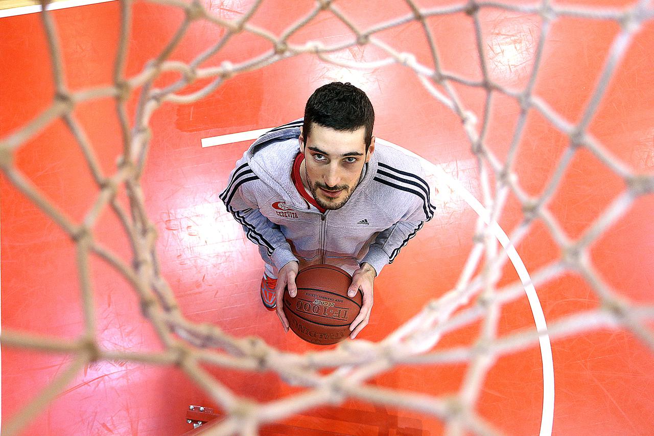 12.05.2014., Zagreb - Luka Babic, kosarkas KK Cedevita.  Photo: Goran Stanzl/PIXSELL