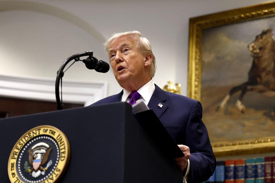 US President Trump and EPA Administrator Zeldin speak from White House