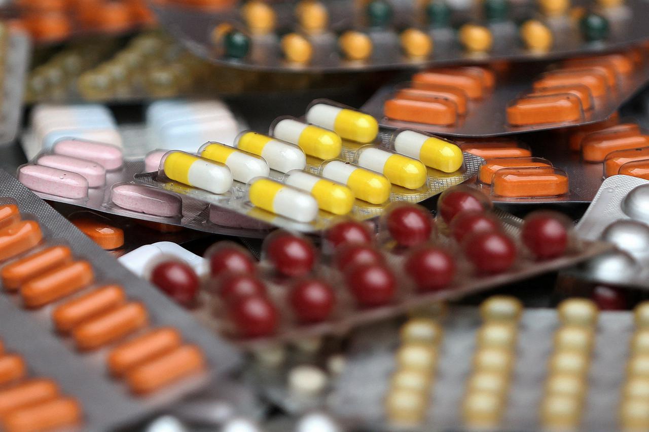FILE PHOTO: FILE PHOTO: Illustration photo shows various medicine pills in their original packaging in Brussels