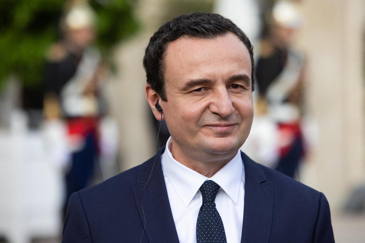 President Macron Meets With Kosovo PM - Paris